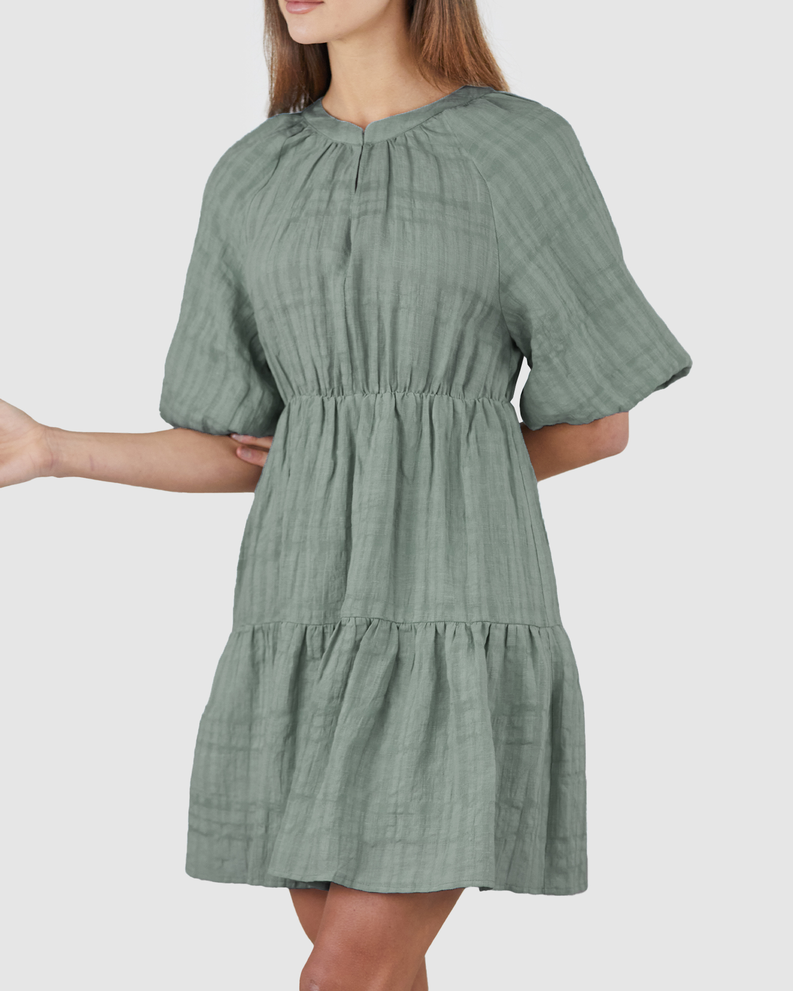 Pila Linen Mini Dress
