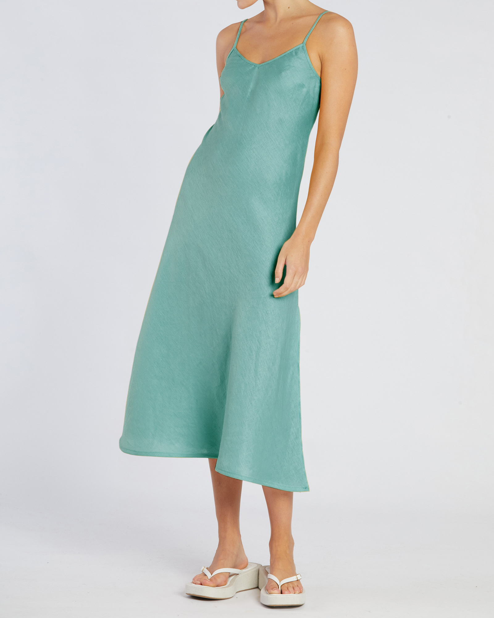 Evangeline Linen Dress