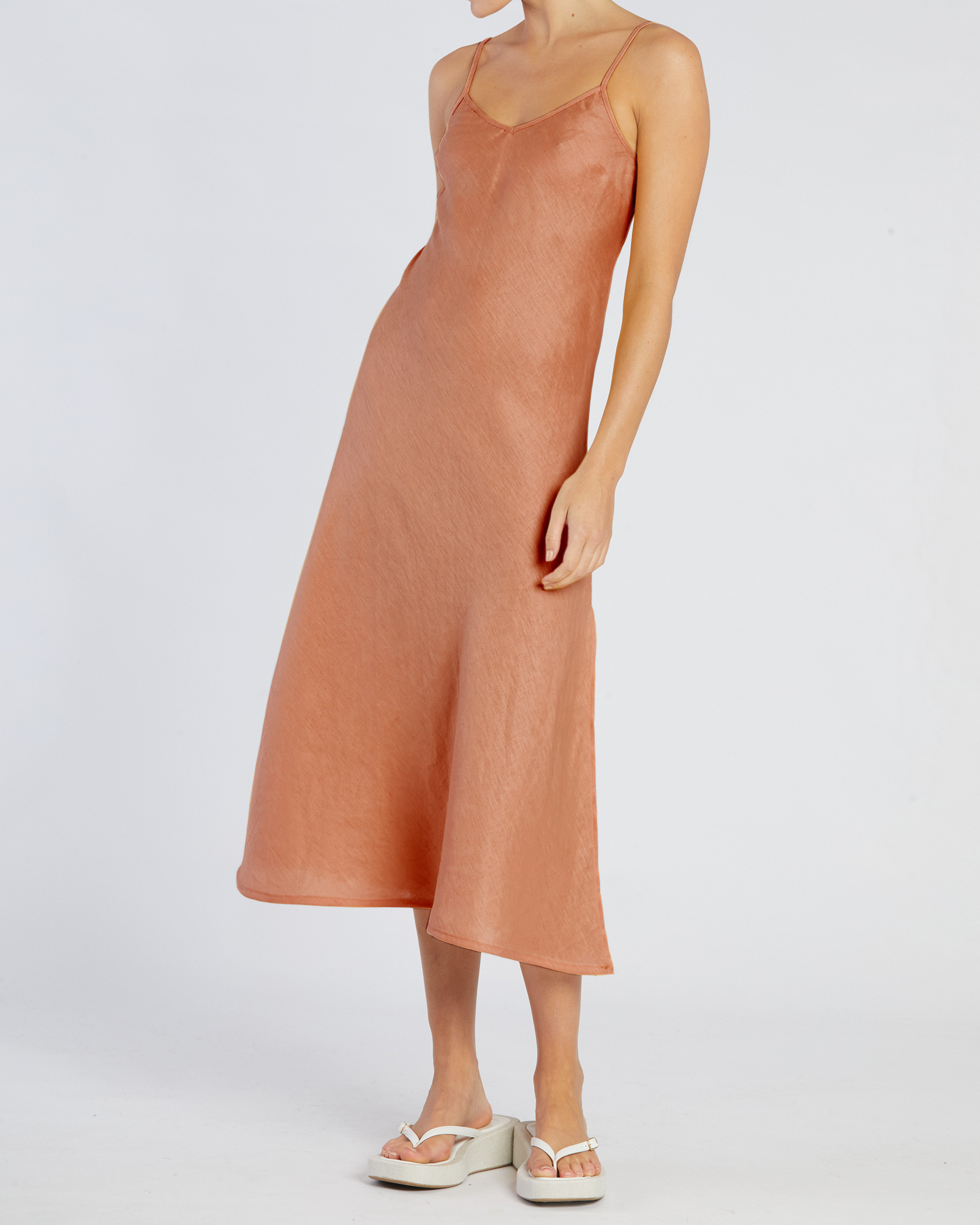 Evangeline Linen Dress