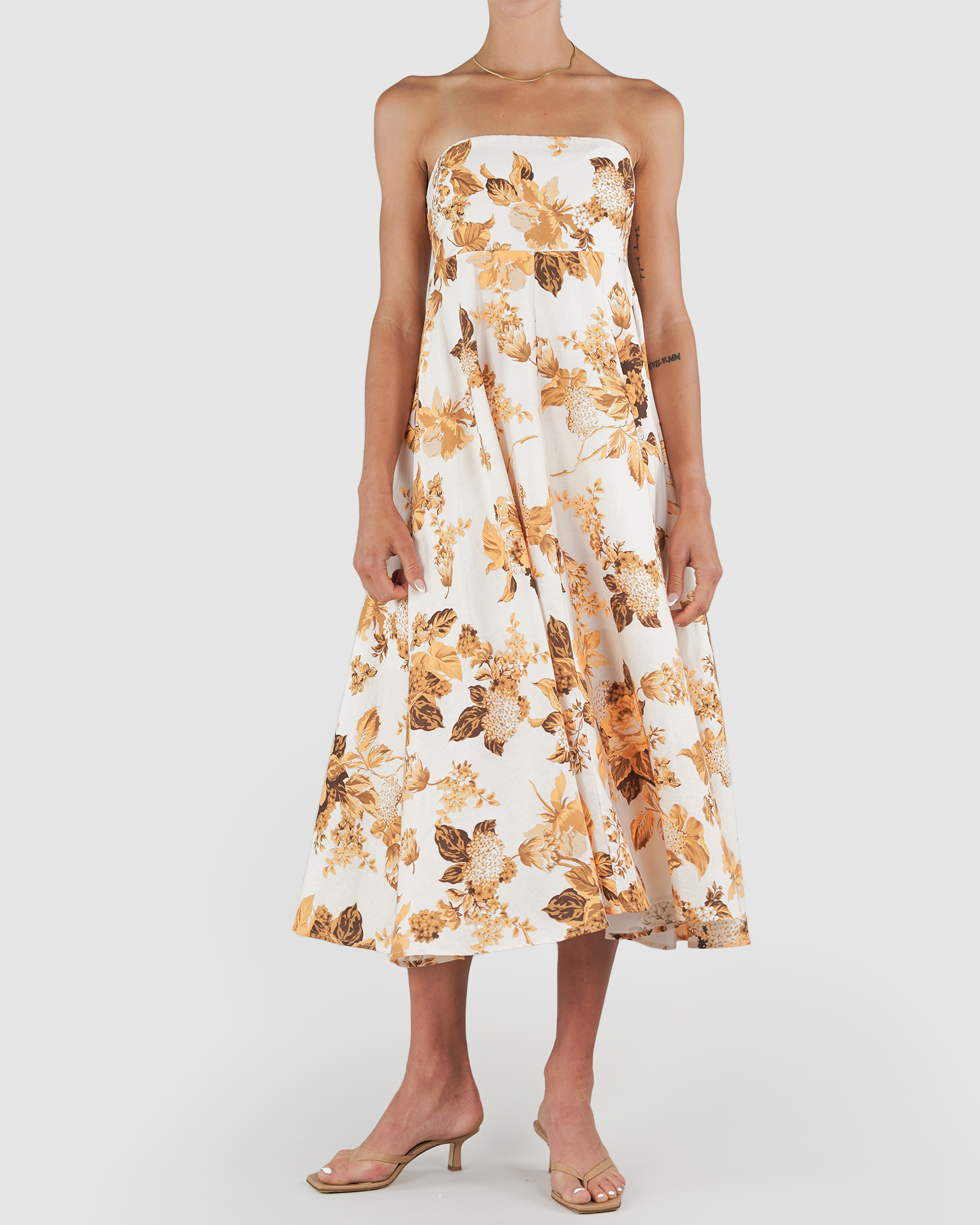 Saint Lucia Linen Maxi Dress