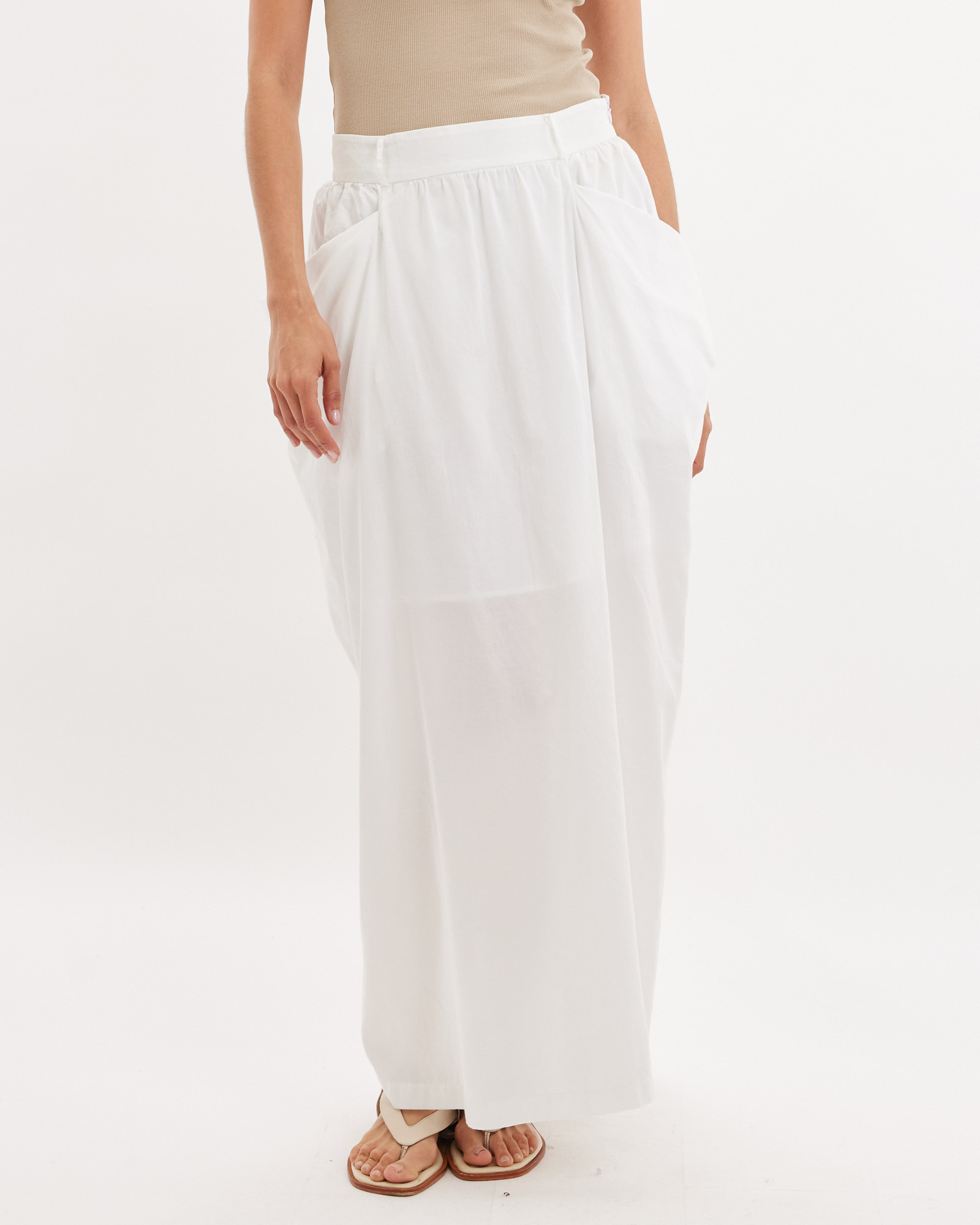 Nora Pocket Maxi Skirt