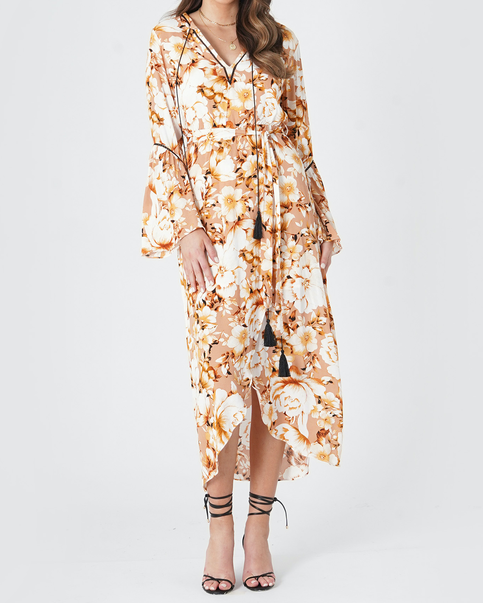 Golden Flower Dress