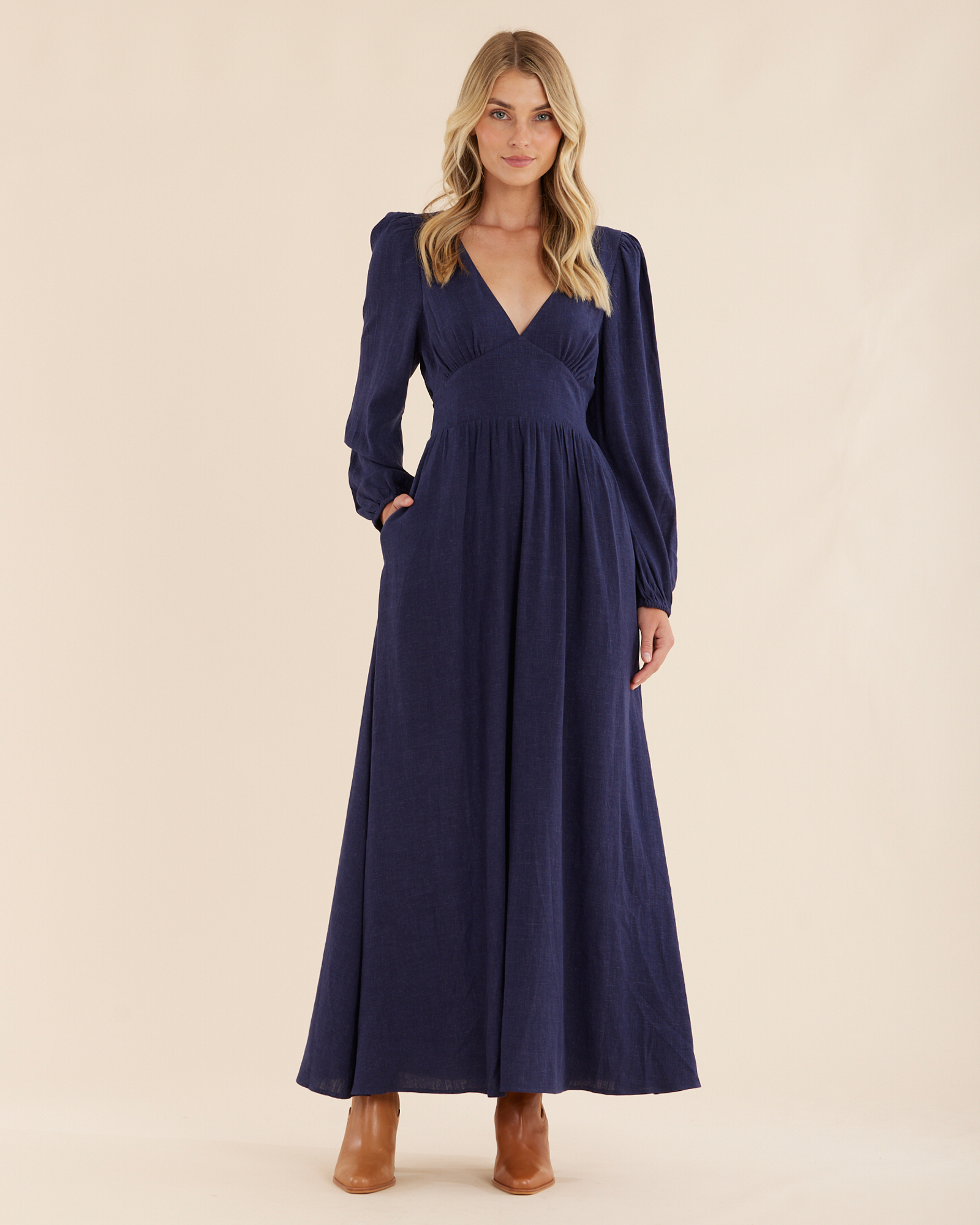 Chelsea V Neck Maxi Dress