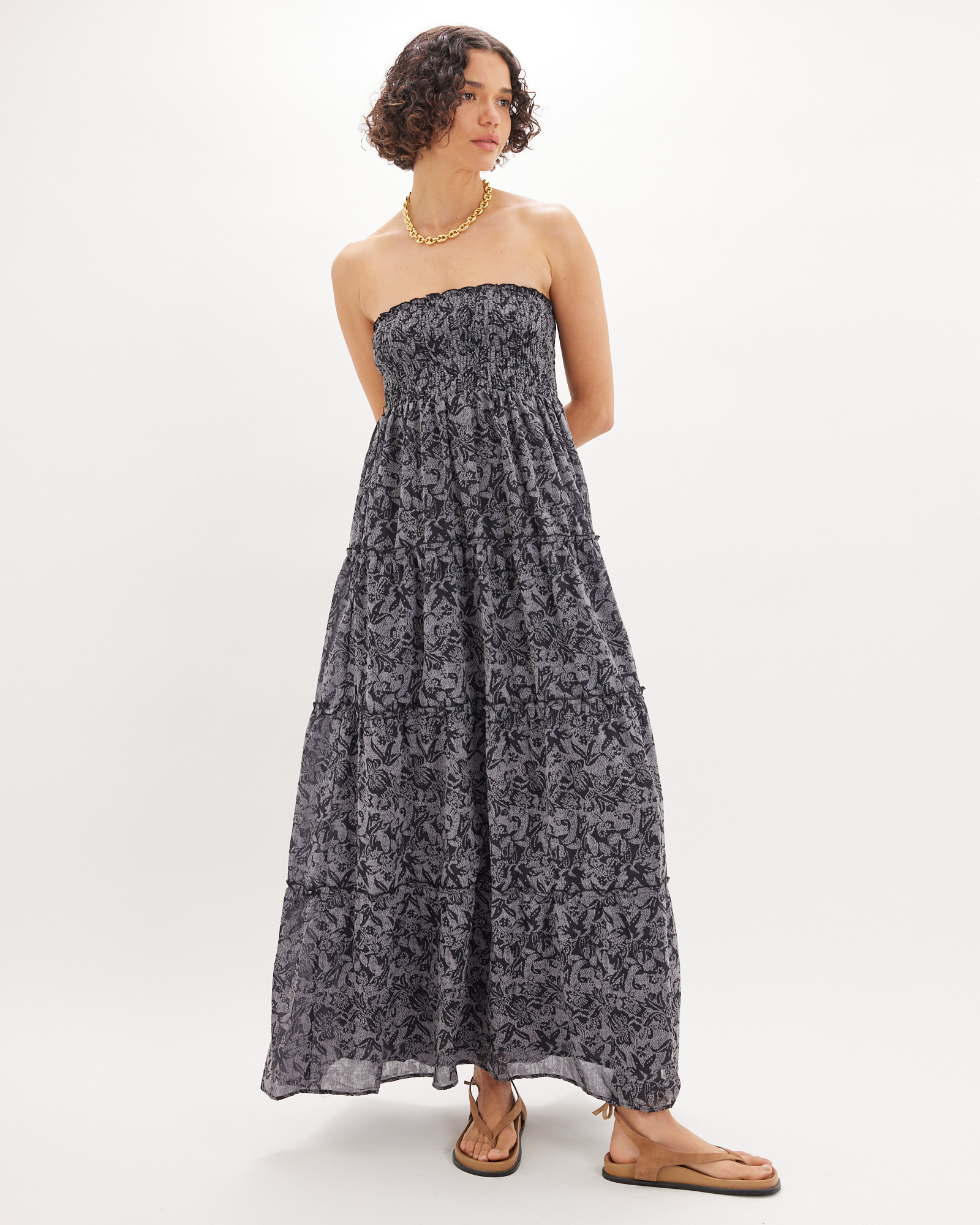 Diane Batik Print Maxi Dress