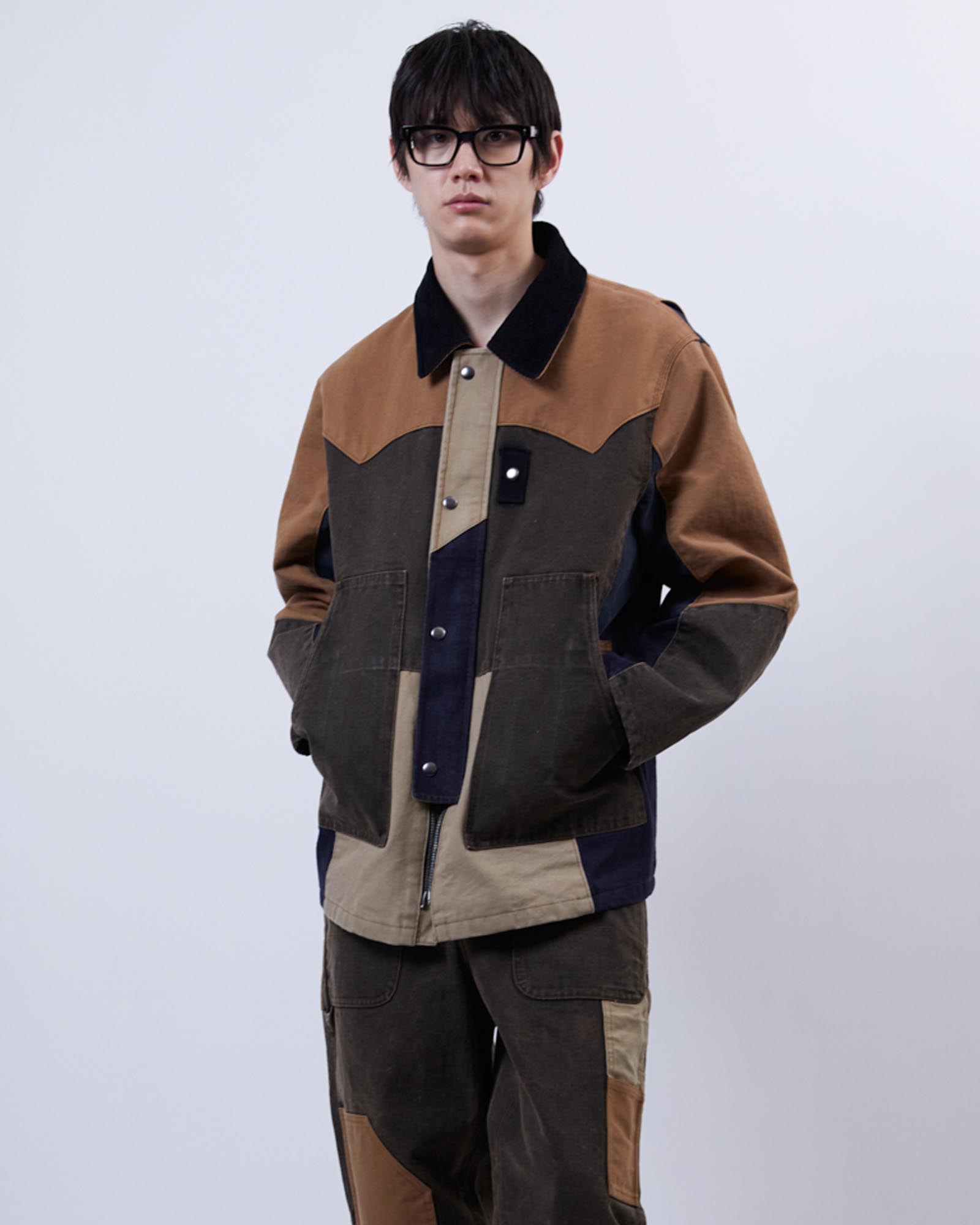 Patchwork Washed Jacket