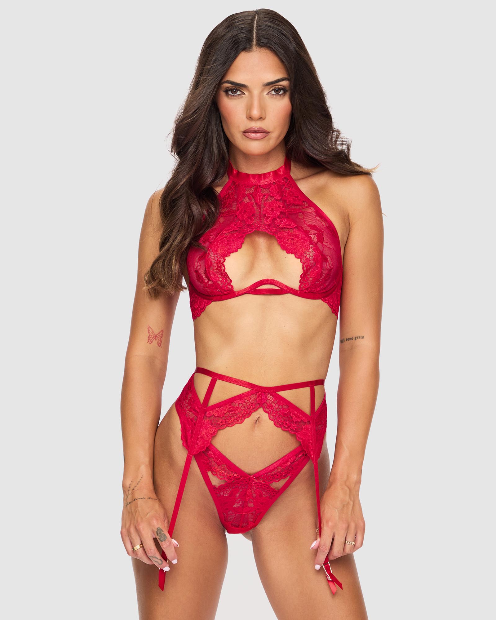 Sultry Secrets Crotchless Set