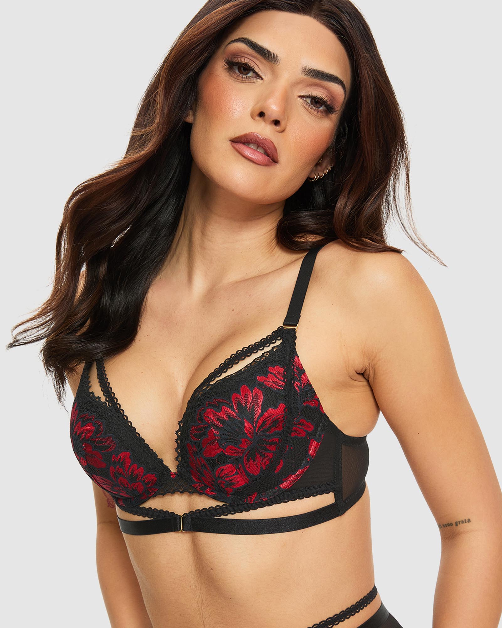 Yours Truly Padded Plunge Bra