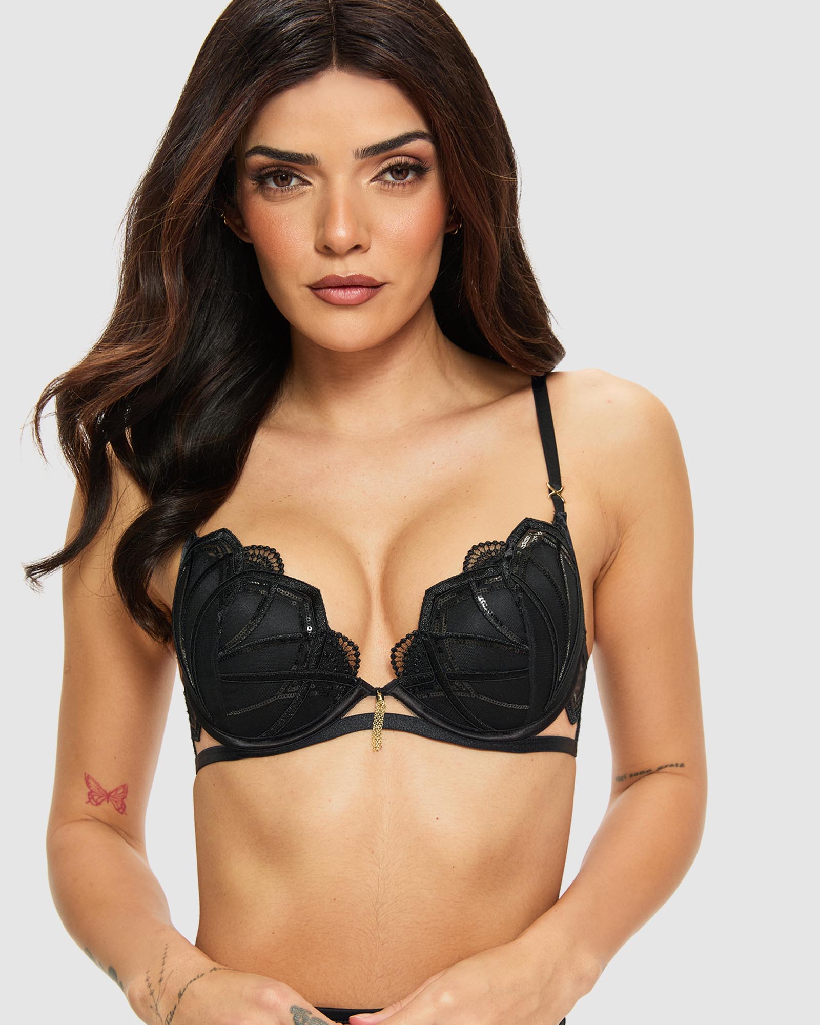 Desiring Decadence Padded Plunge Bra