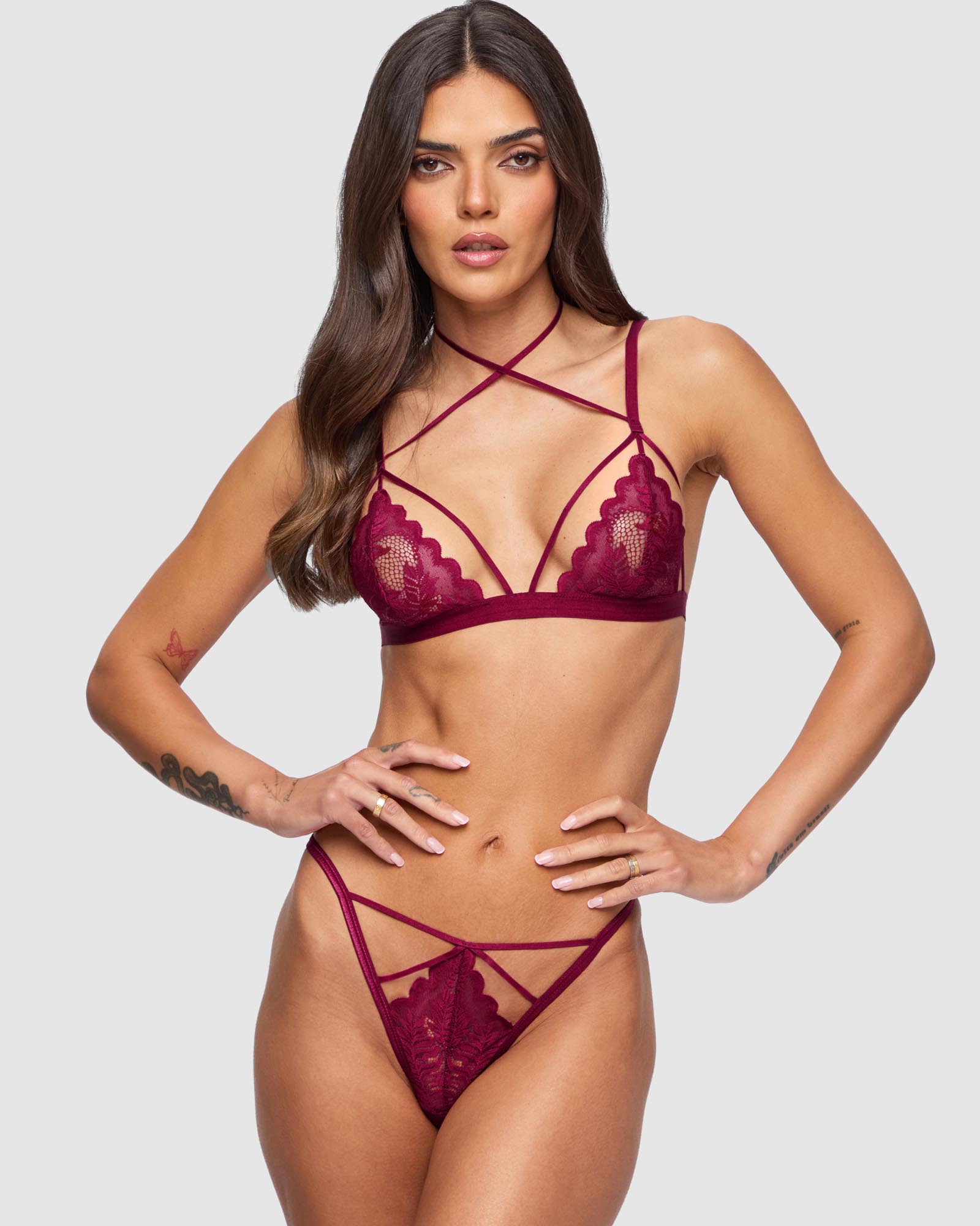 Desirable Crotchless Set