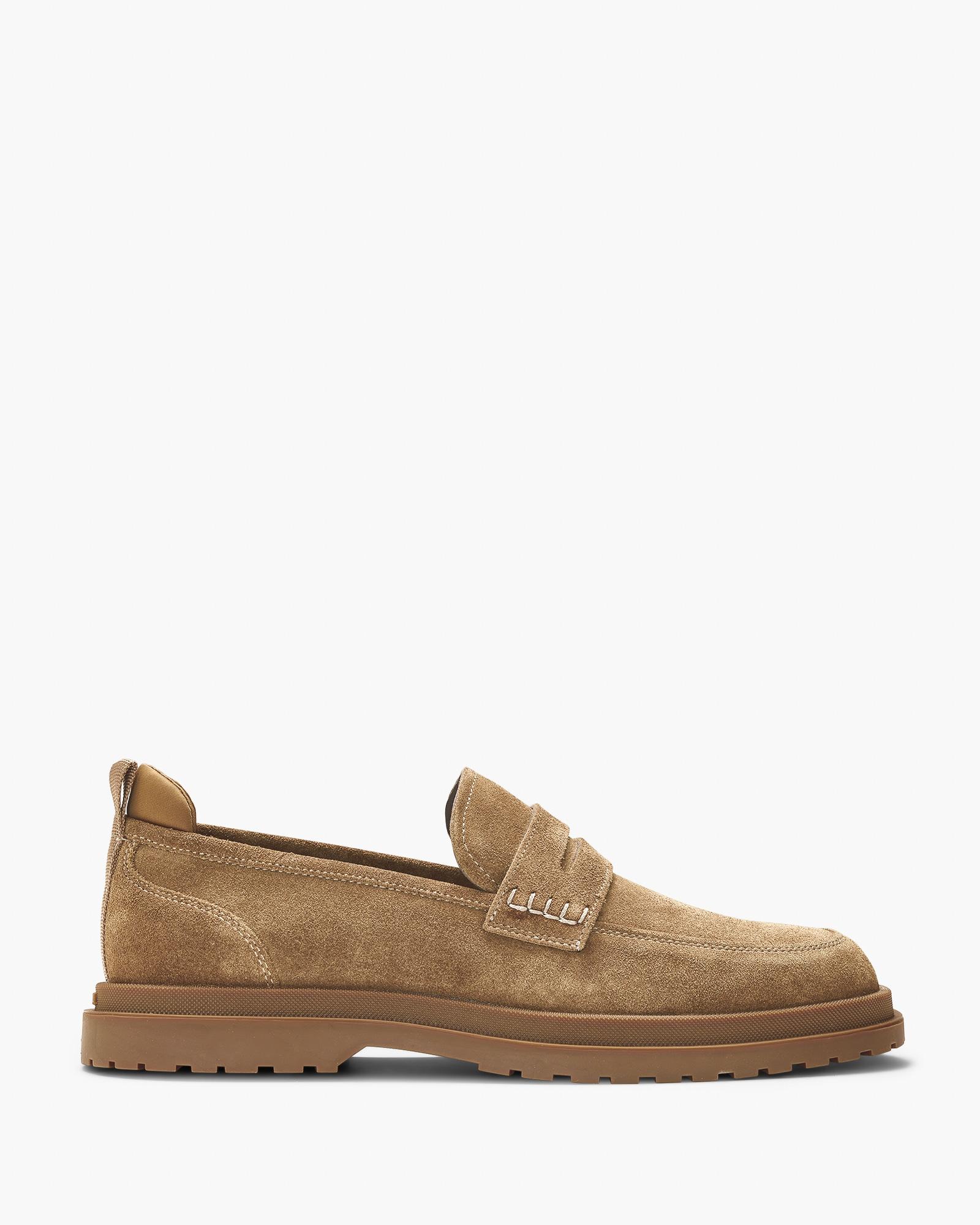 Radar Suede Penny Loafers