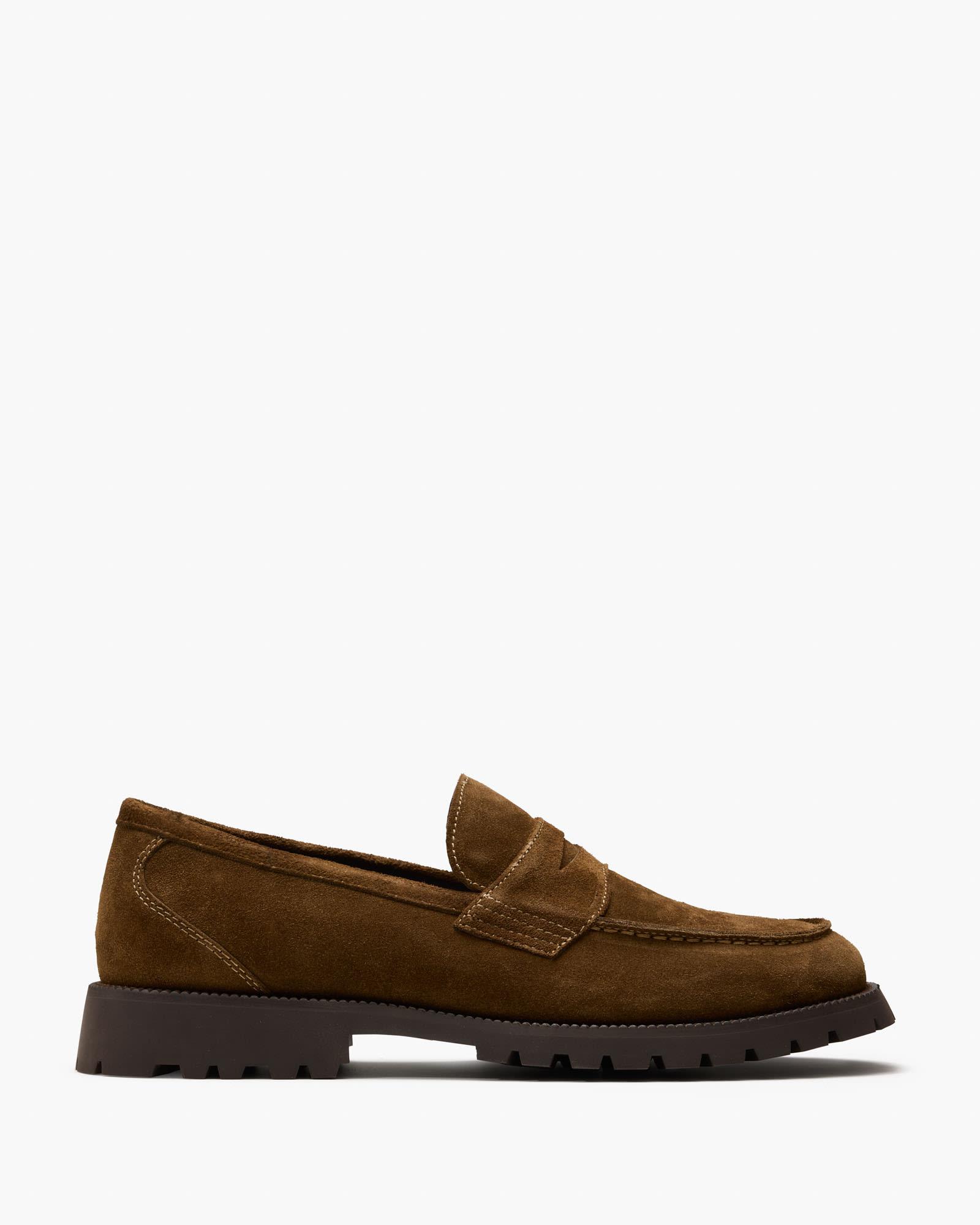 Ezra Suede Penny Loafers