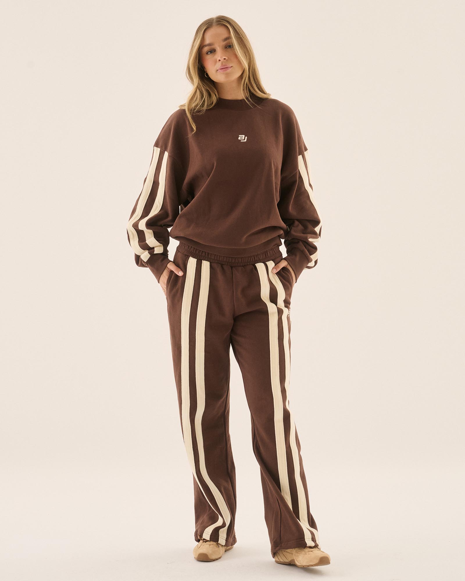 AJ Logo Stripe Trackpants