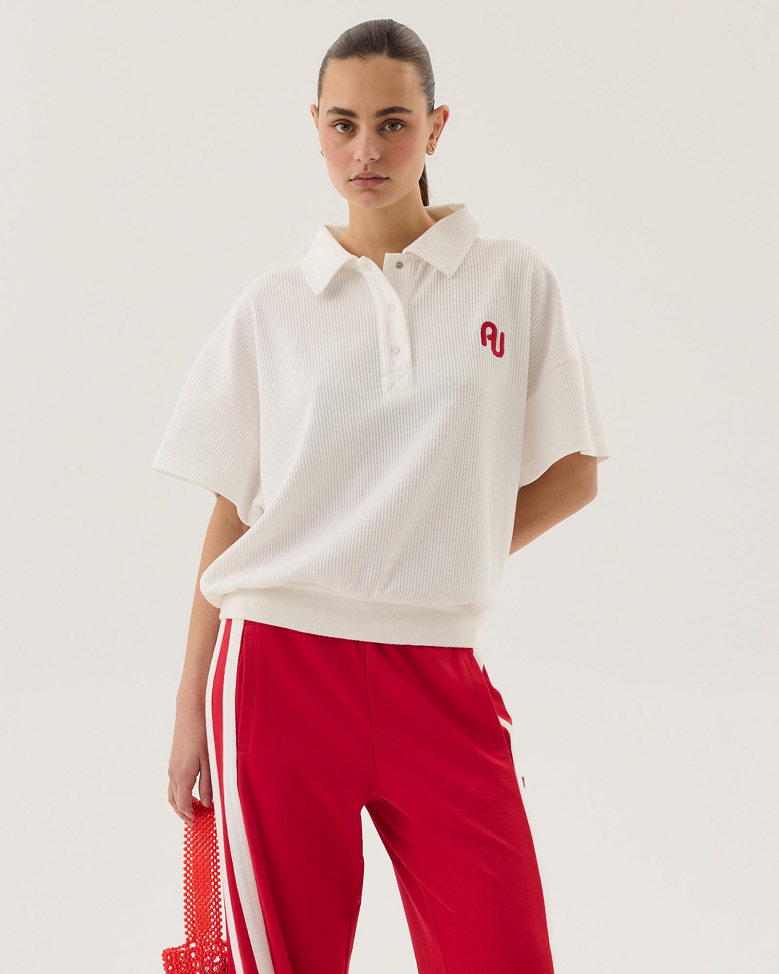 Aj Waffle Short Sleeve Sweatshirt