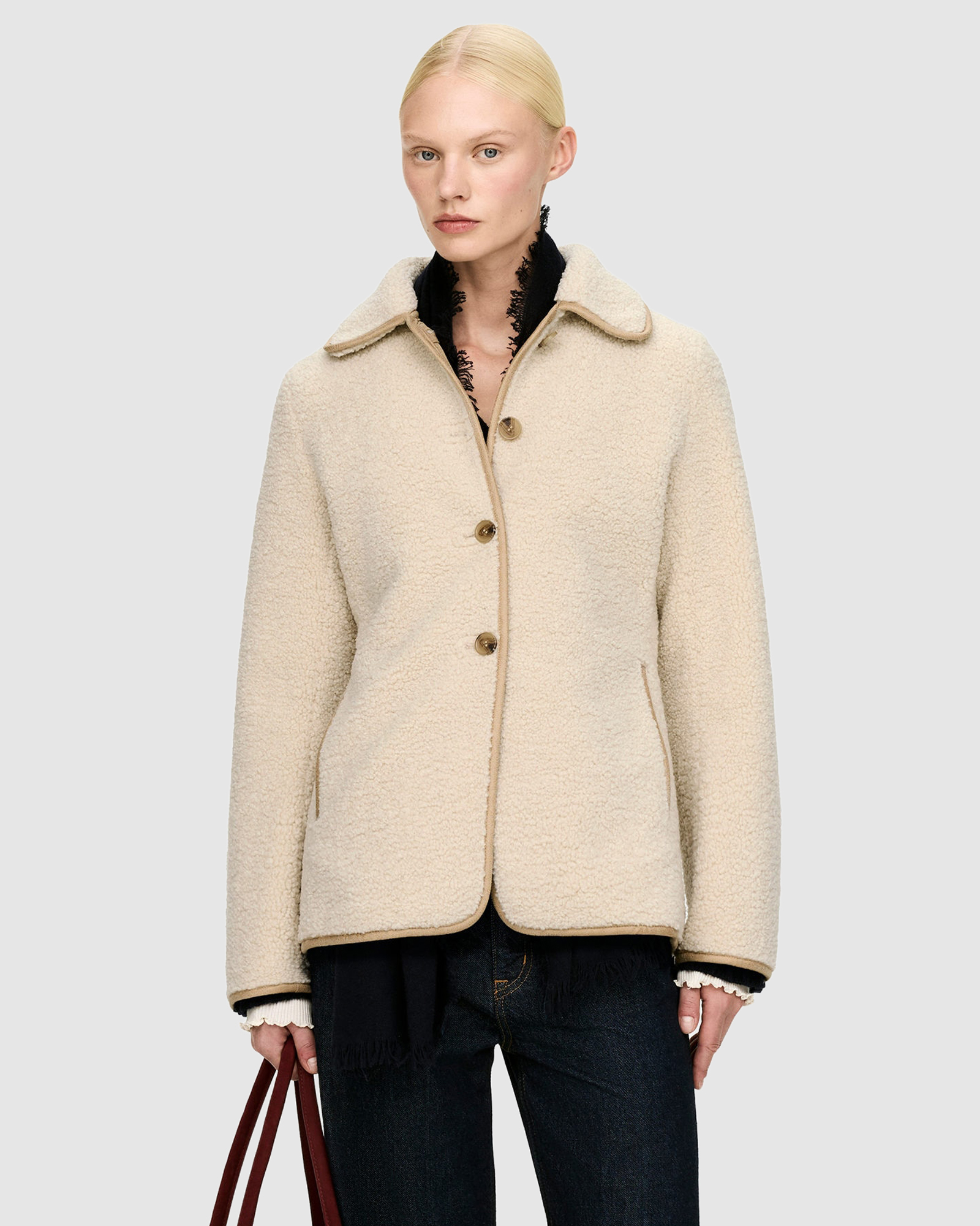 Adeline Slim Pile Jacket