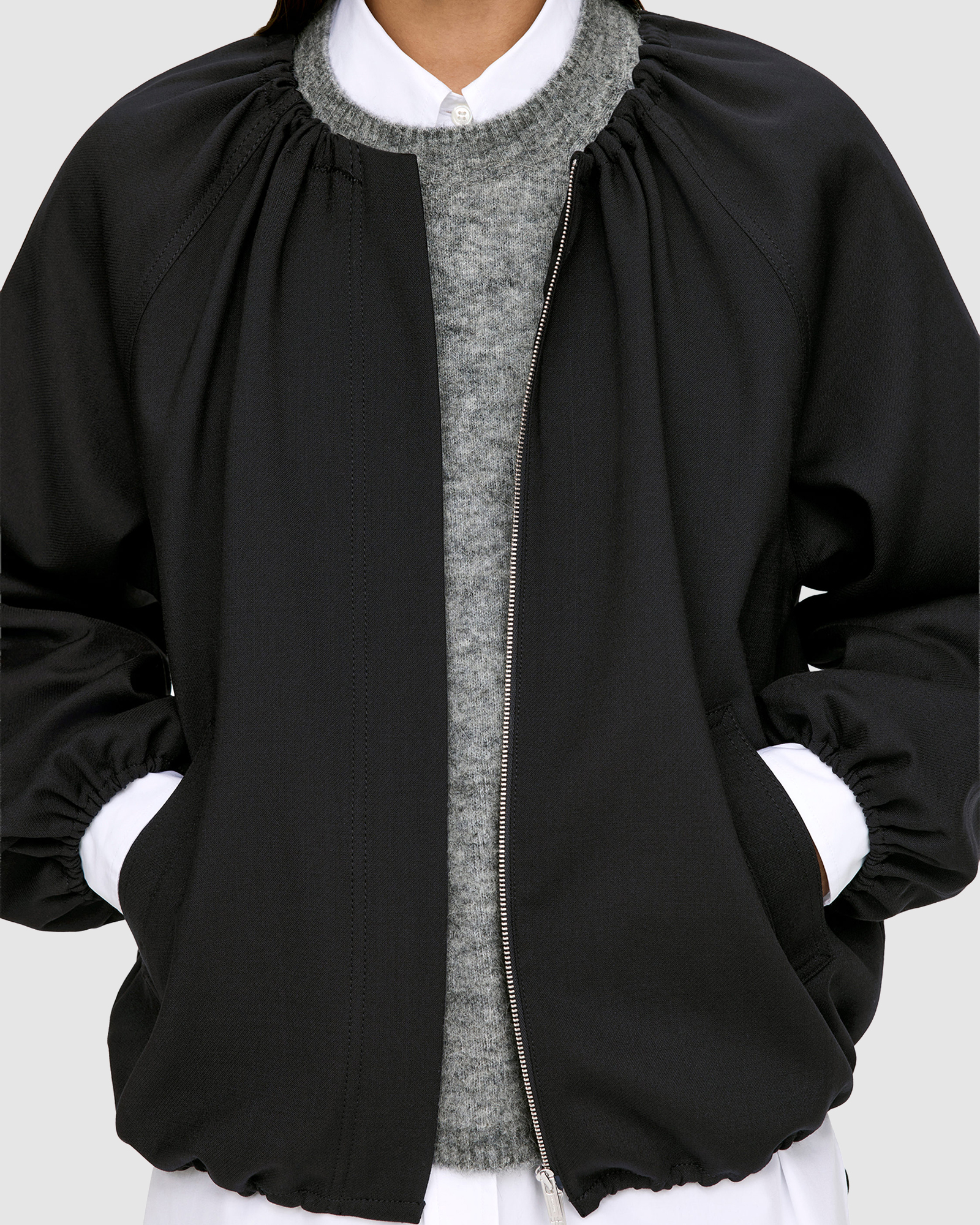 Bubble-Hem Jacket