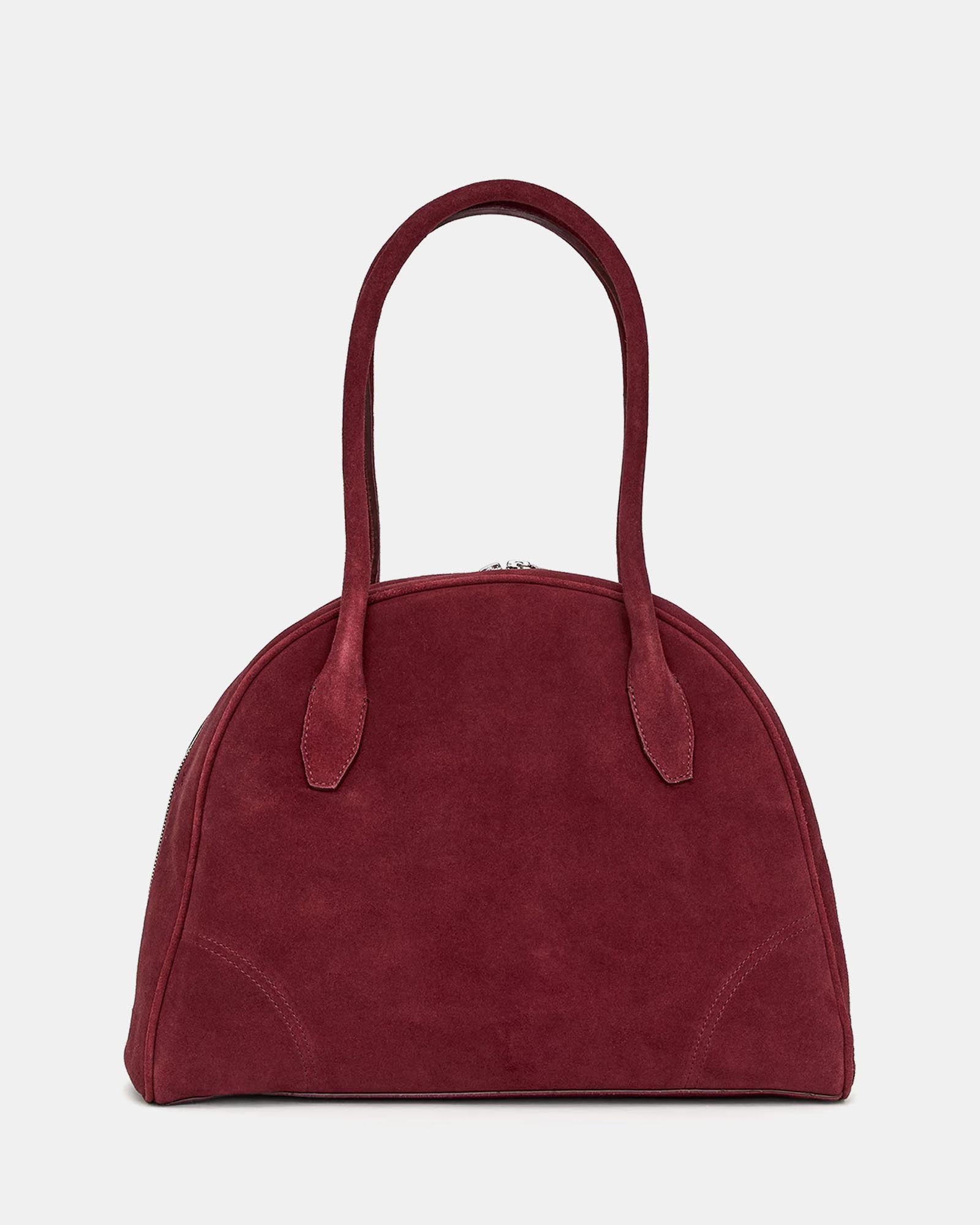 Suede Bowling Bag