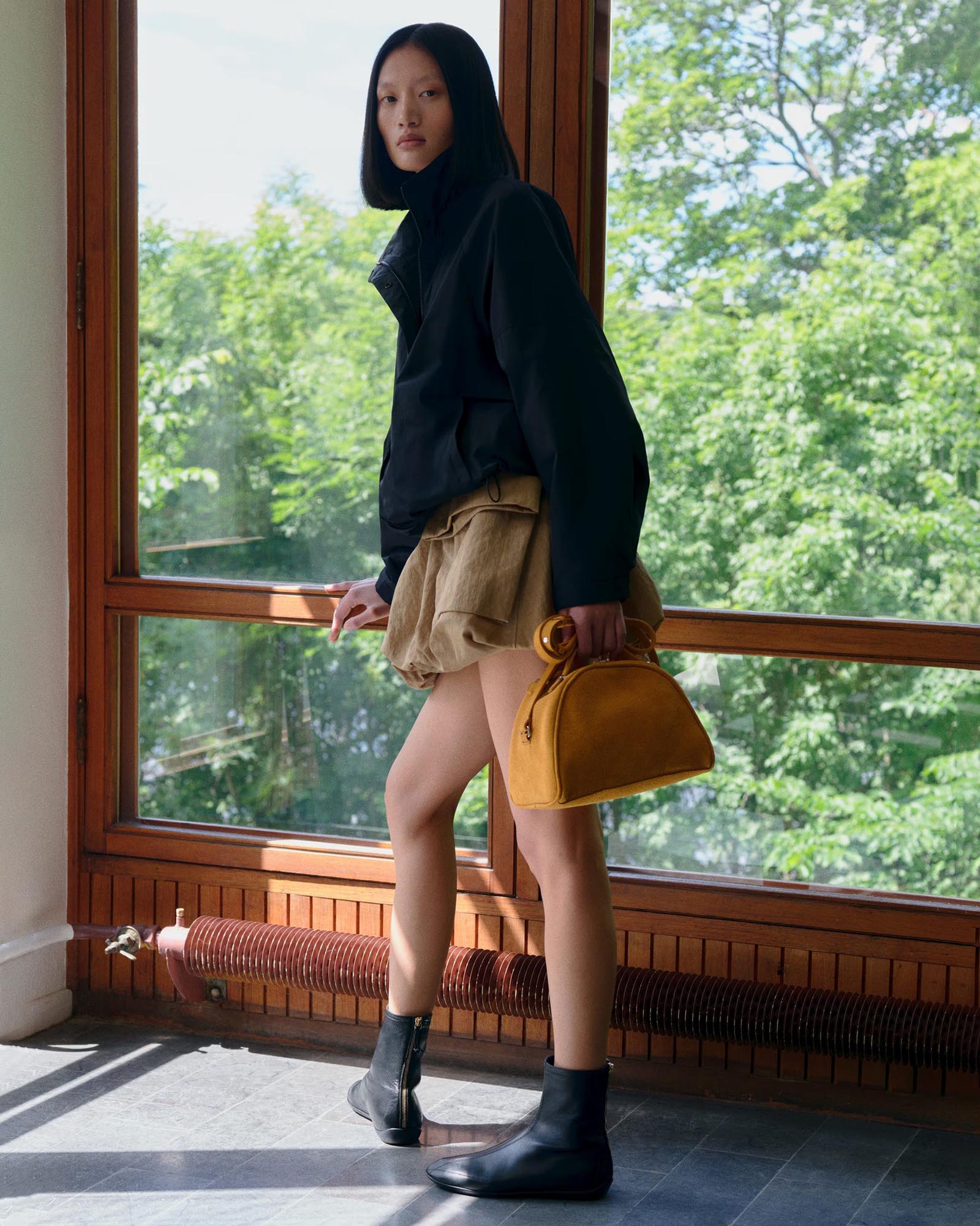 Suede Crossbody Bag