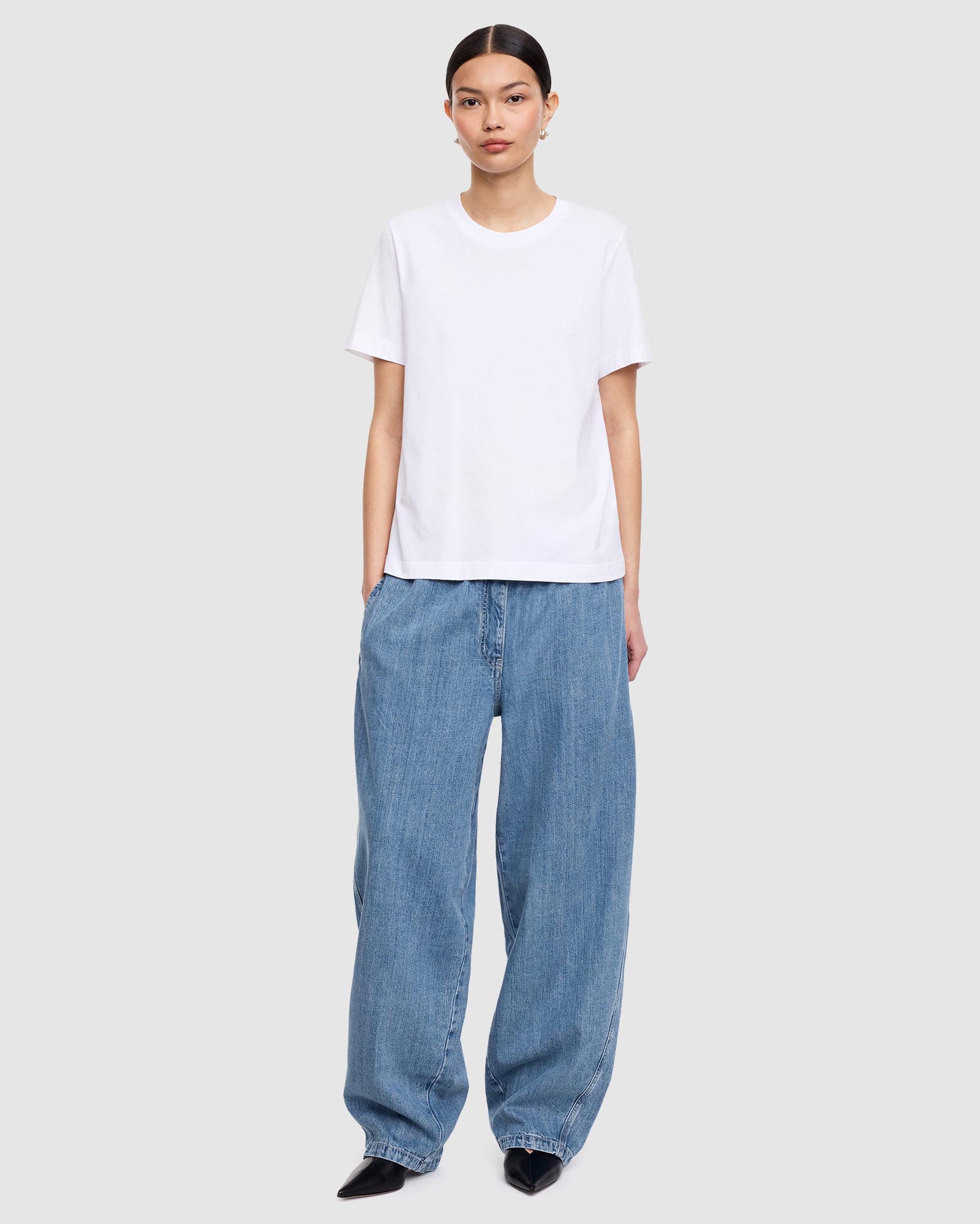 Neptune Pull-on Tencel Denim Jeans