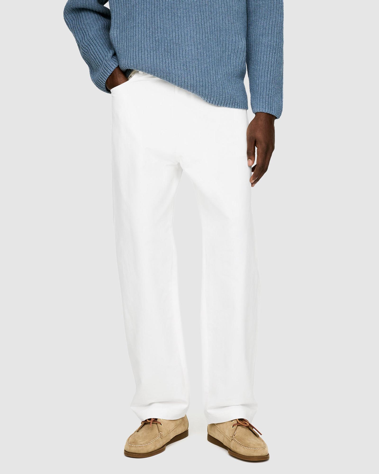 Relaxed Canvas Trousers