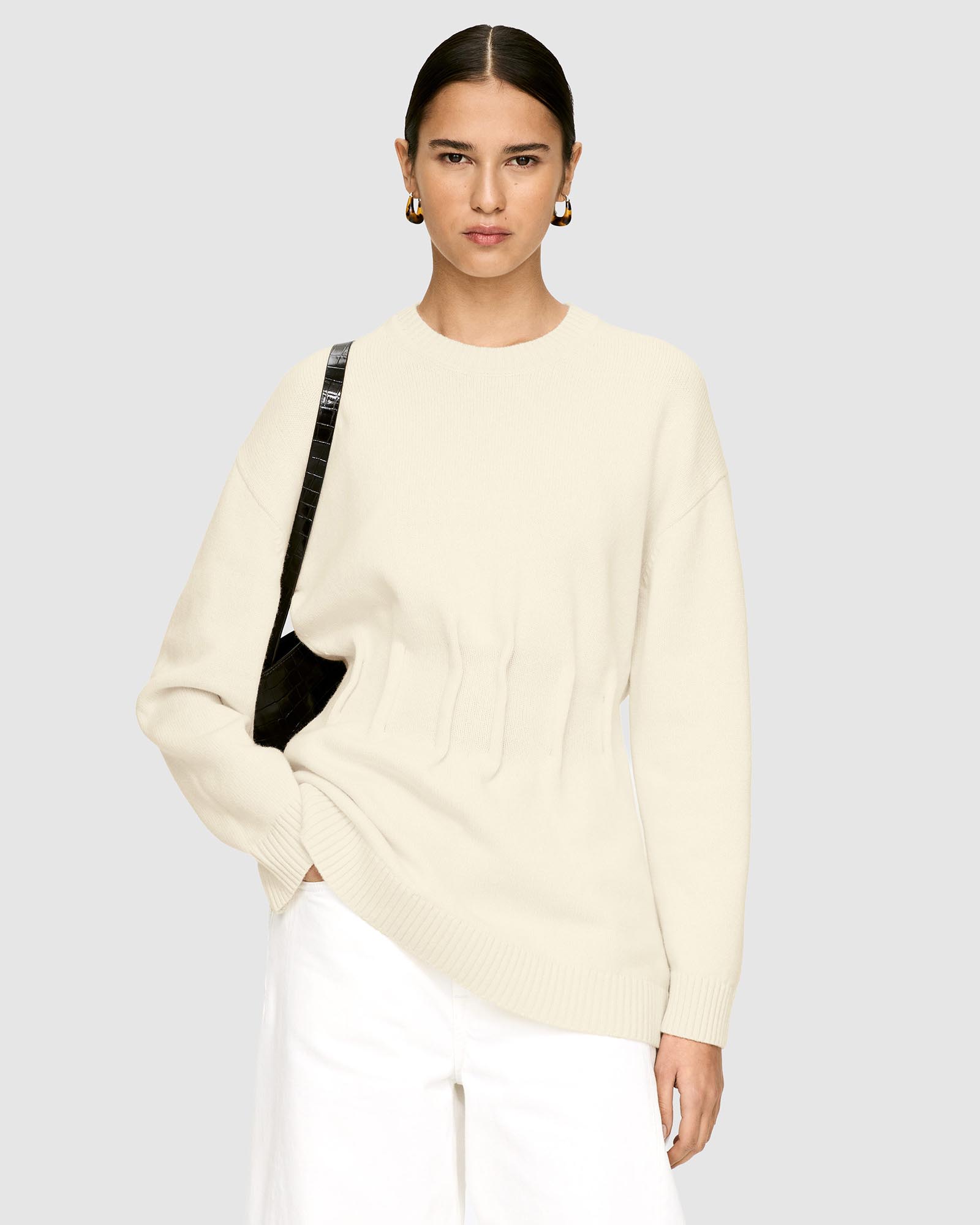 Fitted-Waist Jumper