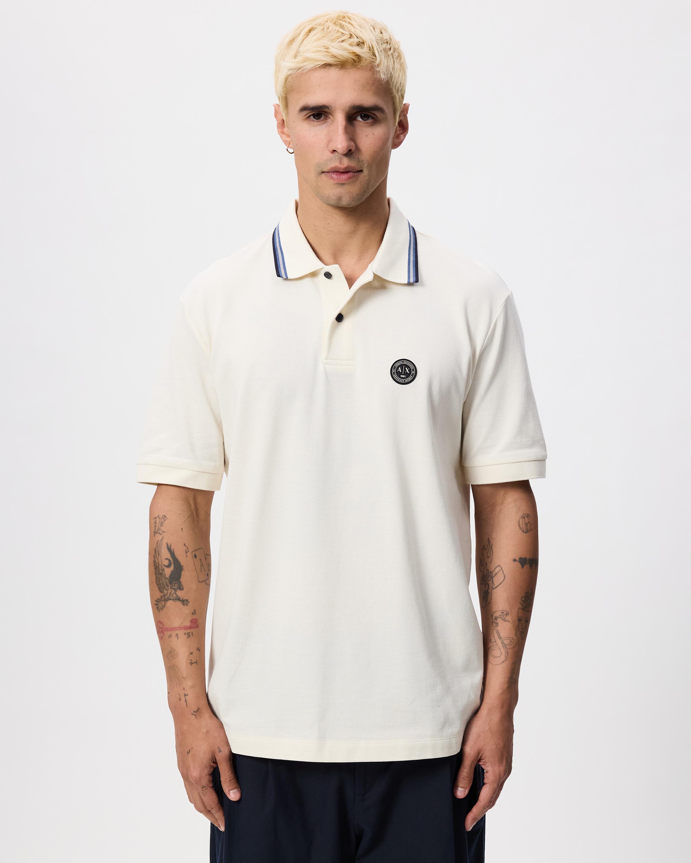 Contrast Polo Shirt