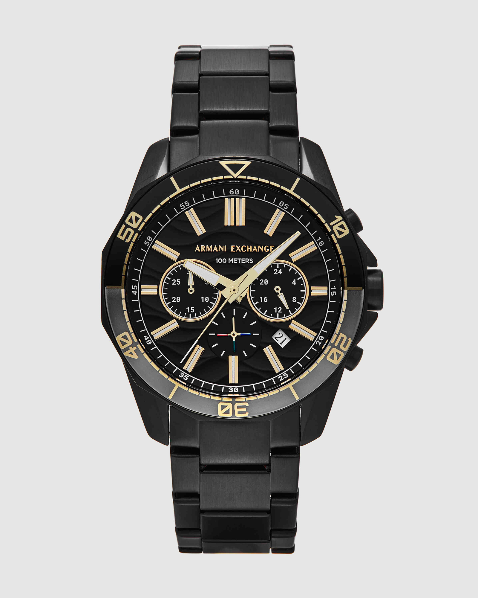 Black Chronograph Watch