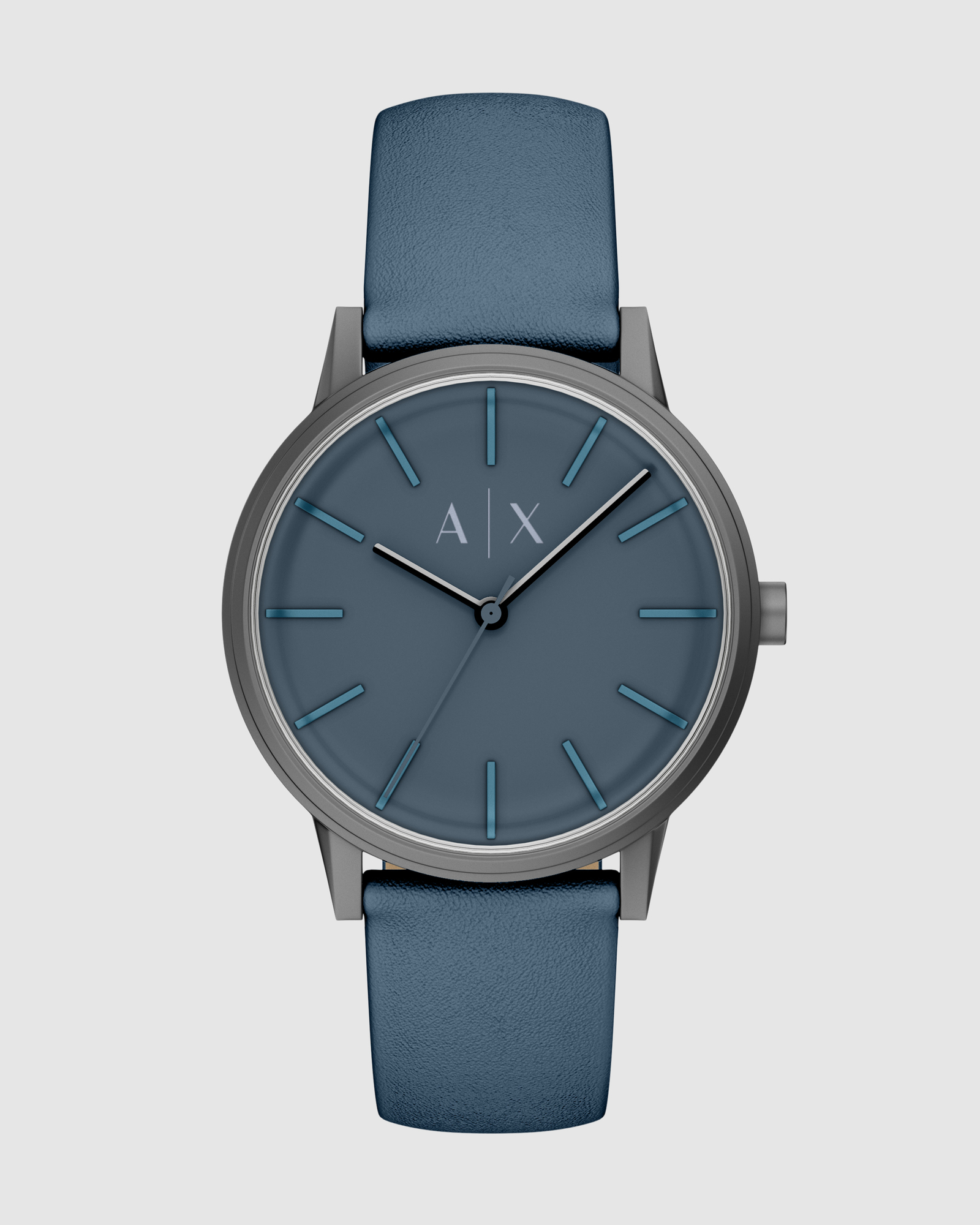 Blue Analogue Watch