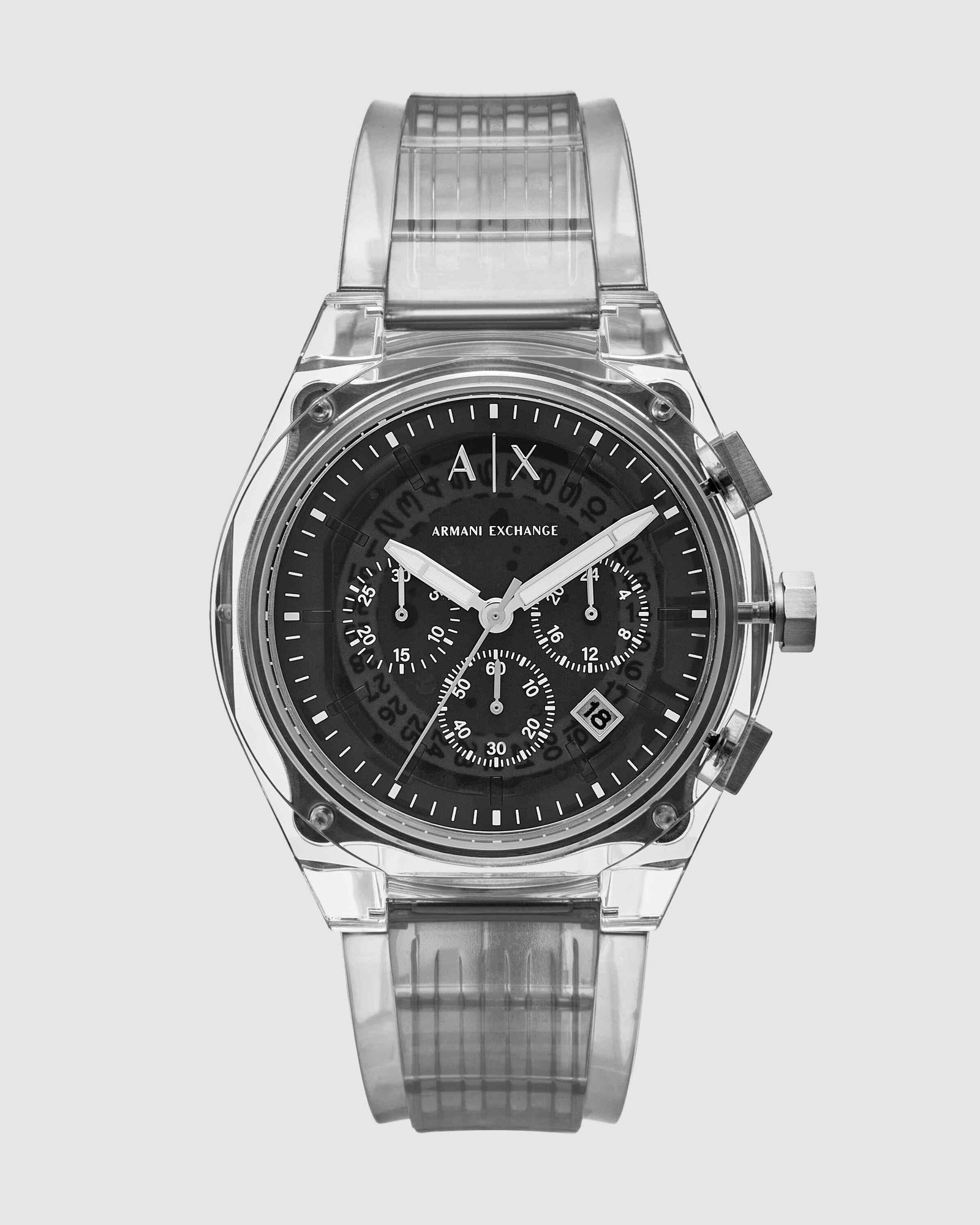 Gray Chronograph Watch