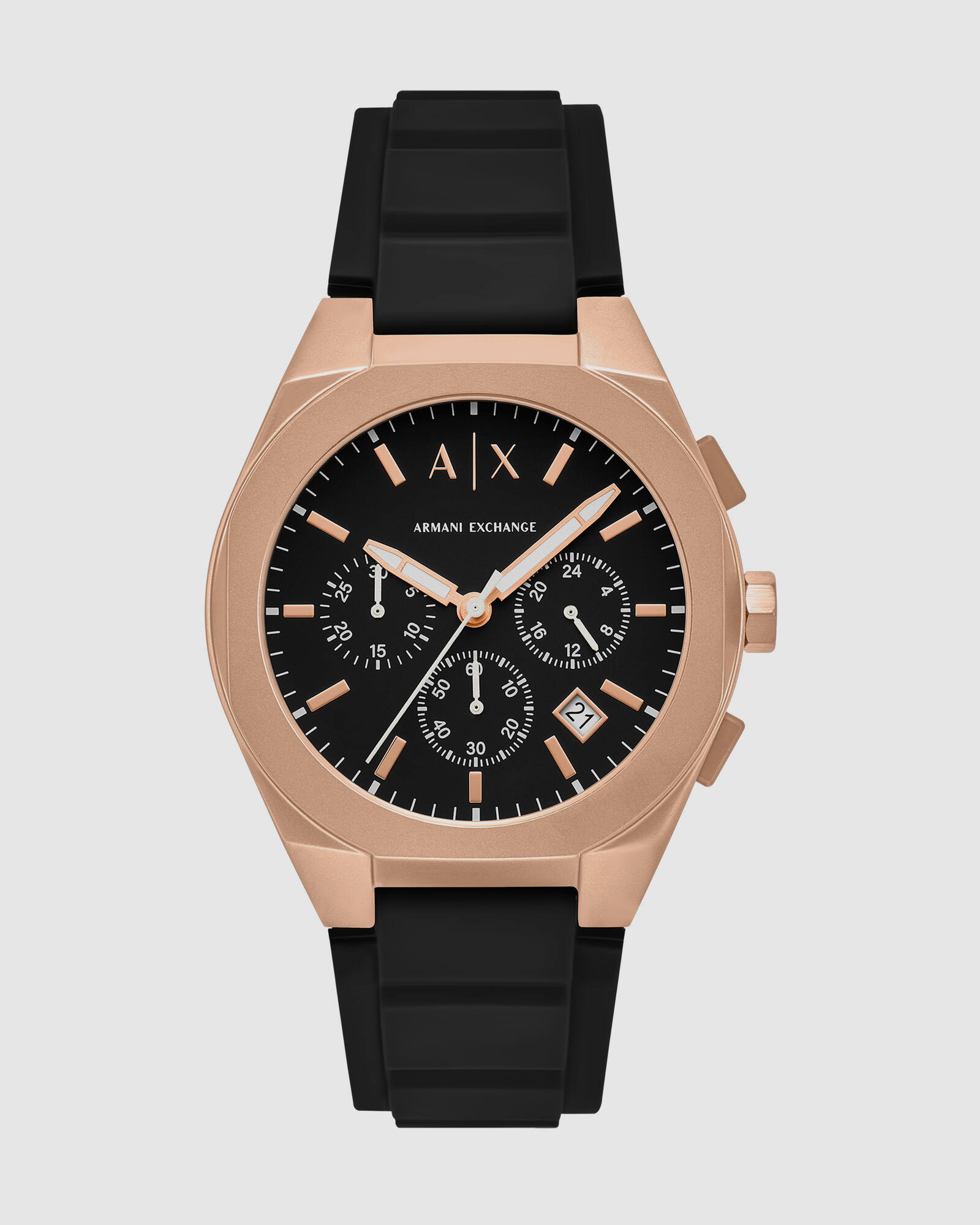 Black Chronograph Watch