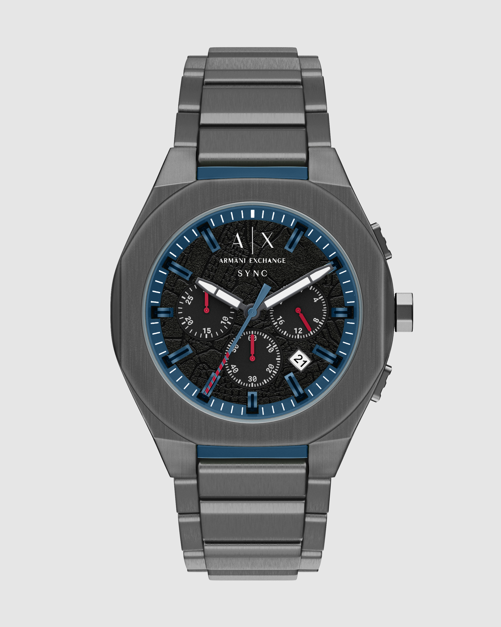 Gun-Metal Chronograph Watch