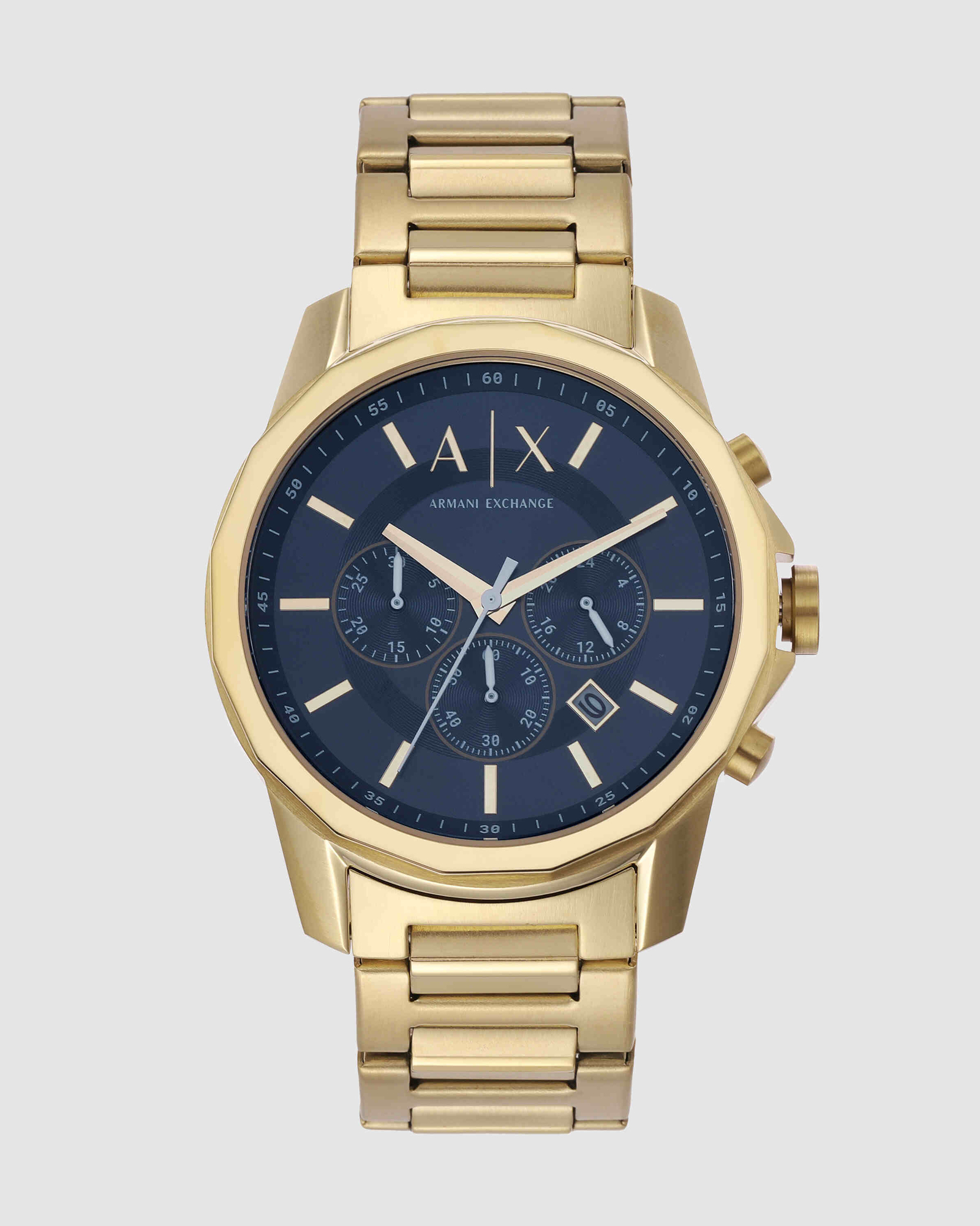 Gold Tone Chronograph Watch