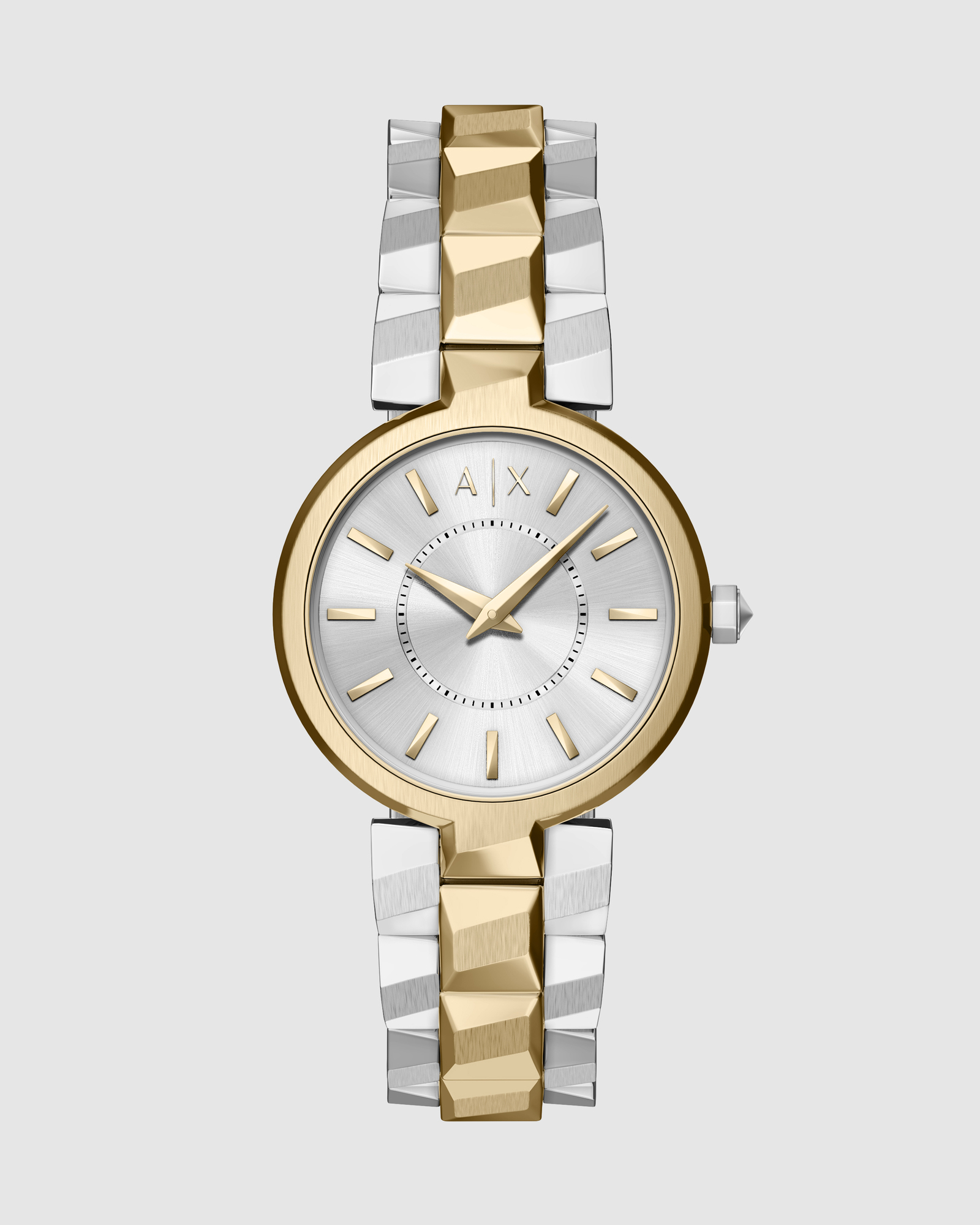 Two Tone Analogue Watch