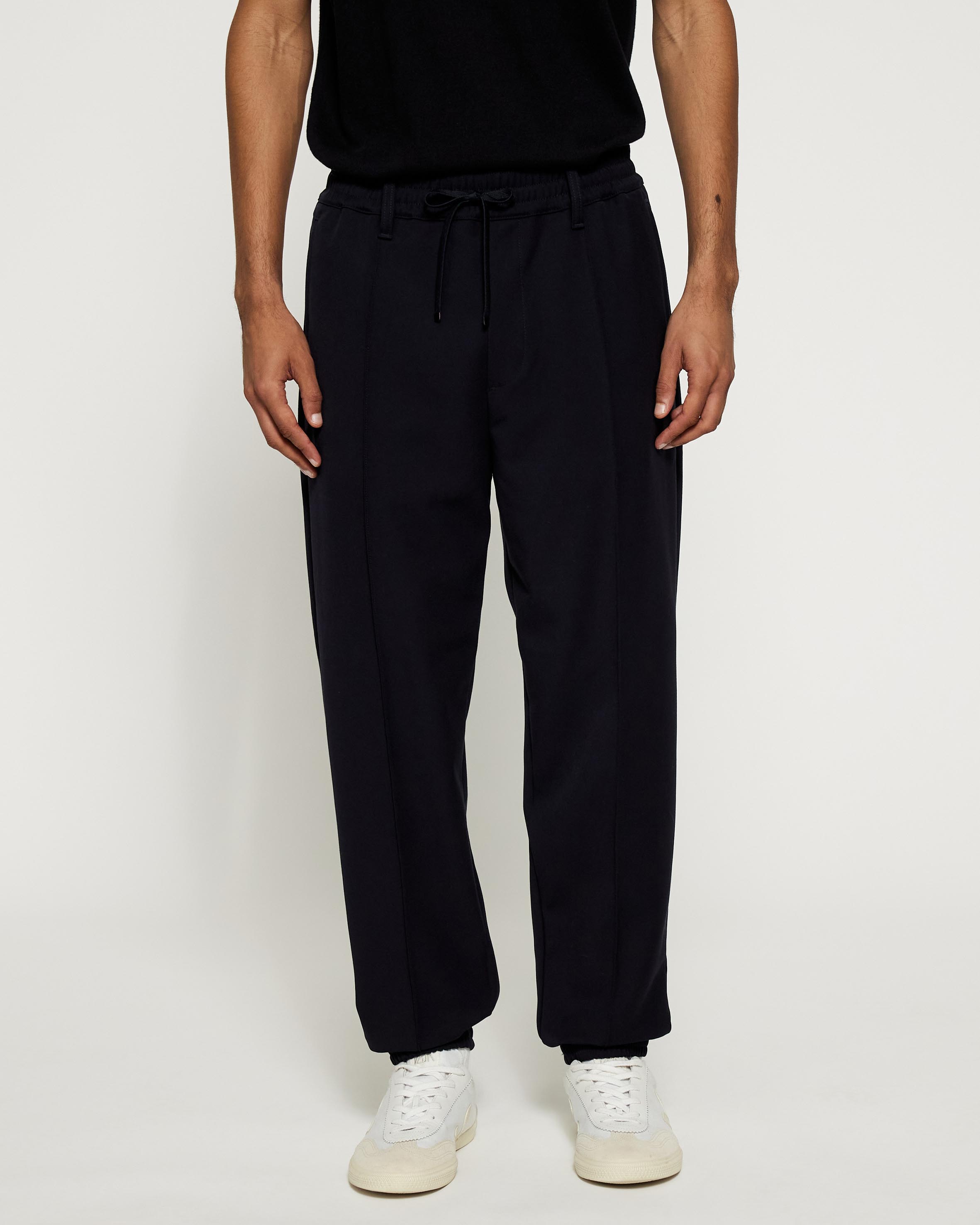 Mid-Rise Drawstring Trousers
