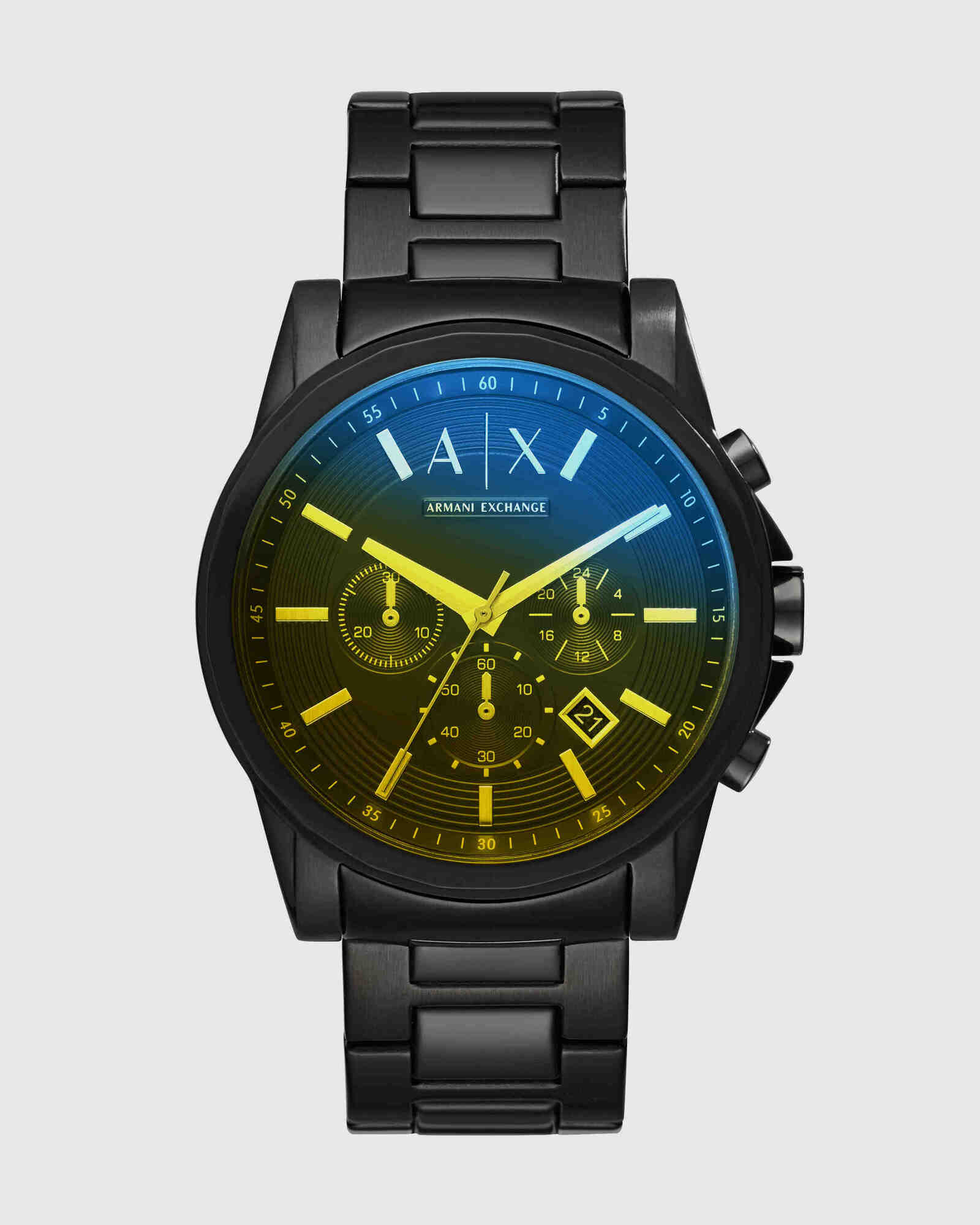 Black Chronograph Watch