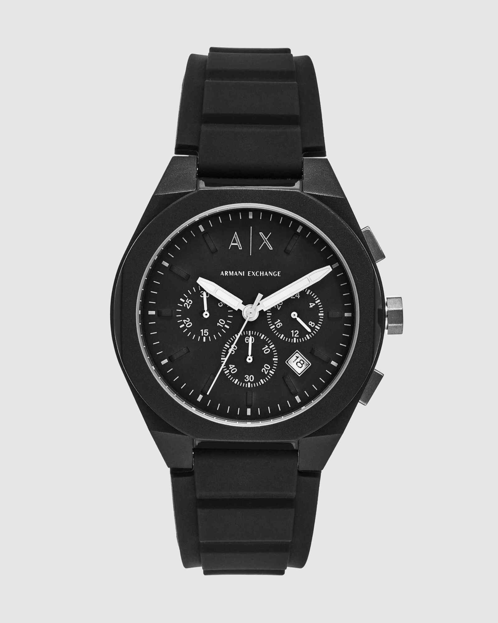 Black Chronograph Watch