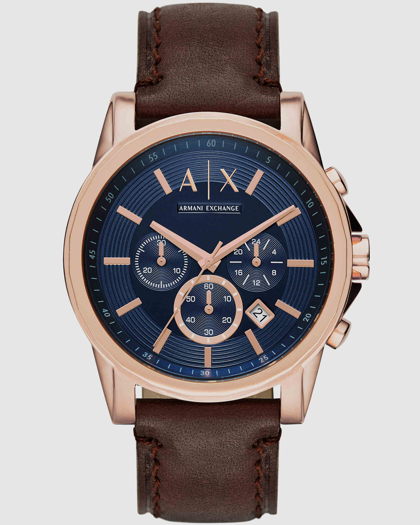 Brown Analogue Watch