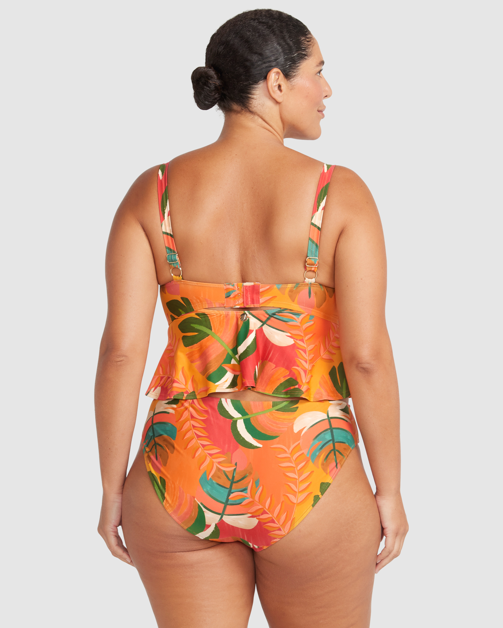 Querencia Monet Reversible Mid Rise Swim Pant