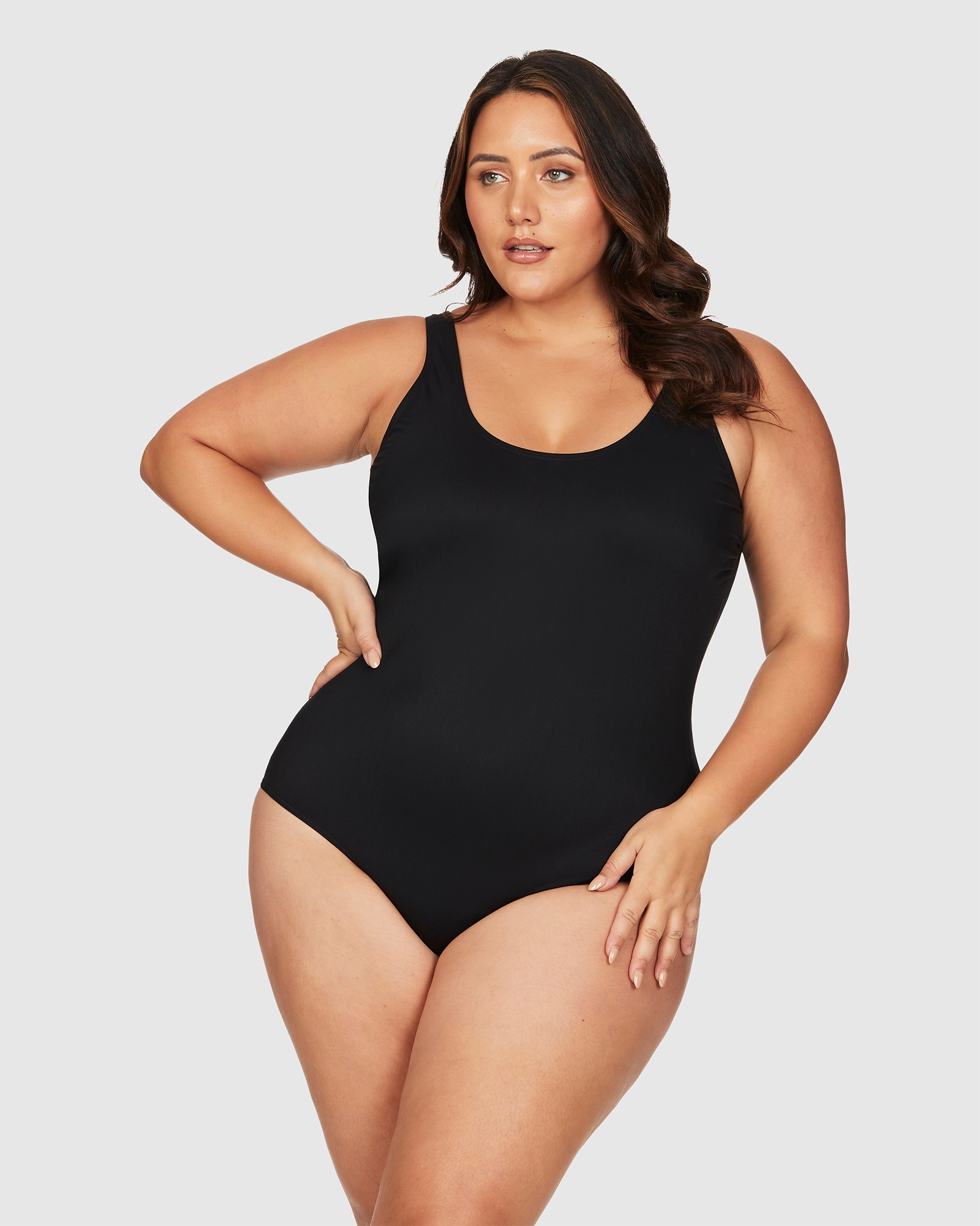 Black Sculpt Renoir Multi Cup One Piece Swimsuit