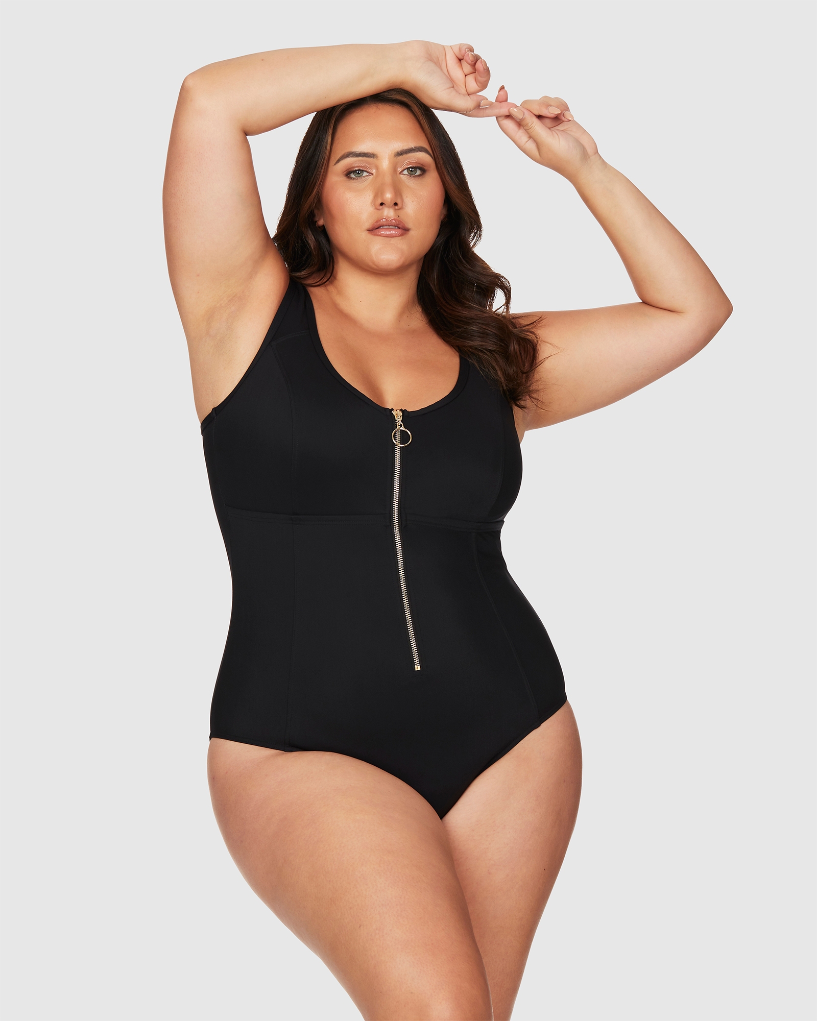 Black Sculpt Fuseli Multi Cup One Piece Swimsuit