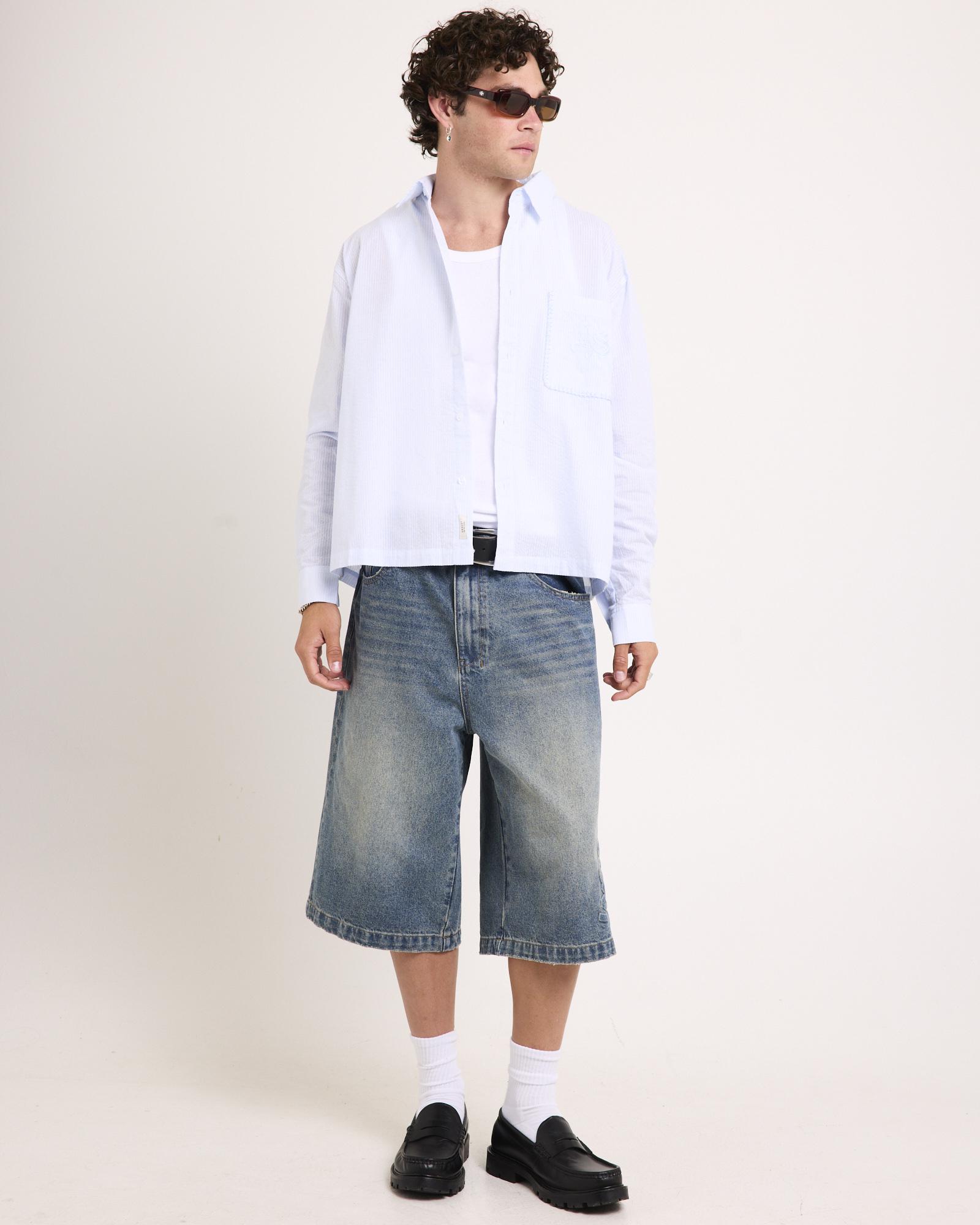 Cassa Long Sleeve Cropped Shirt