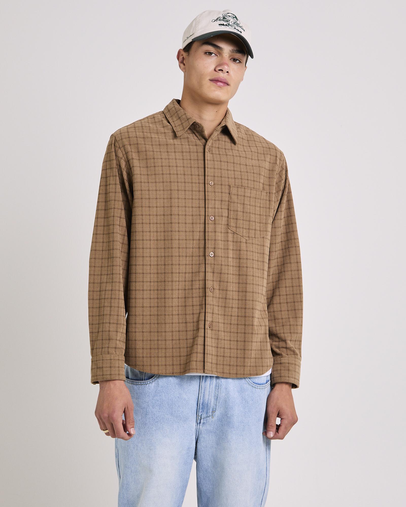 Murphy Check Cord Long Sleeve Shirt