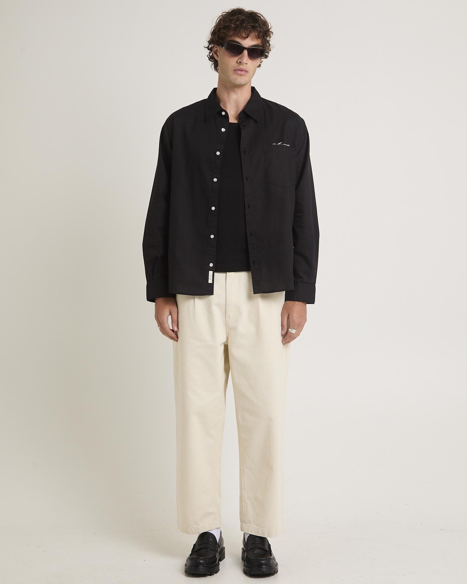 Script Oxford Long Sleeve Shirt