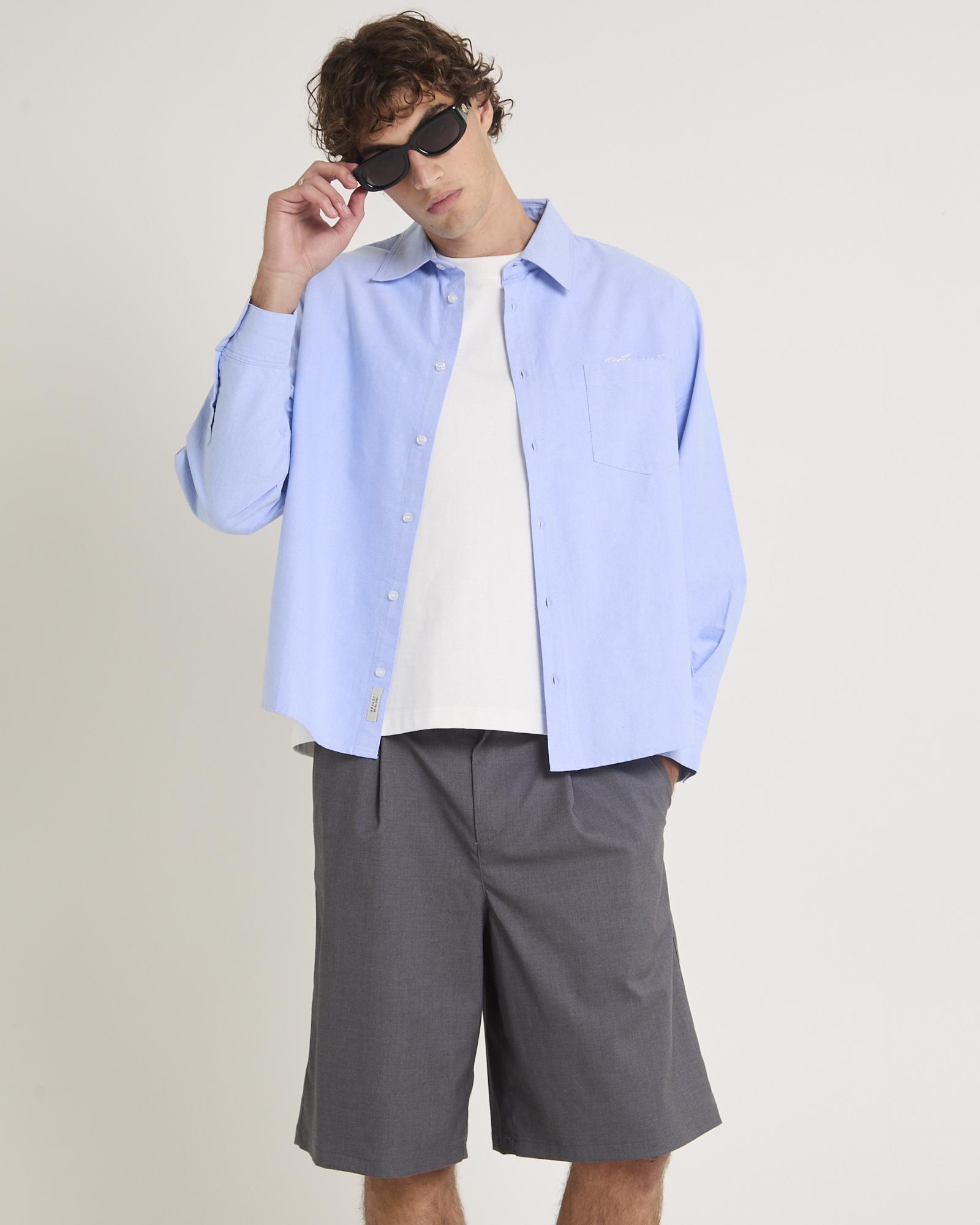 Script Oxford Long Sleeve Shirt
