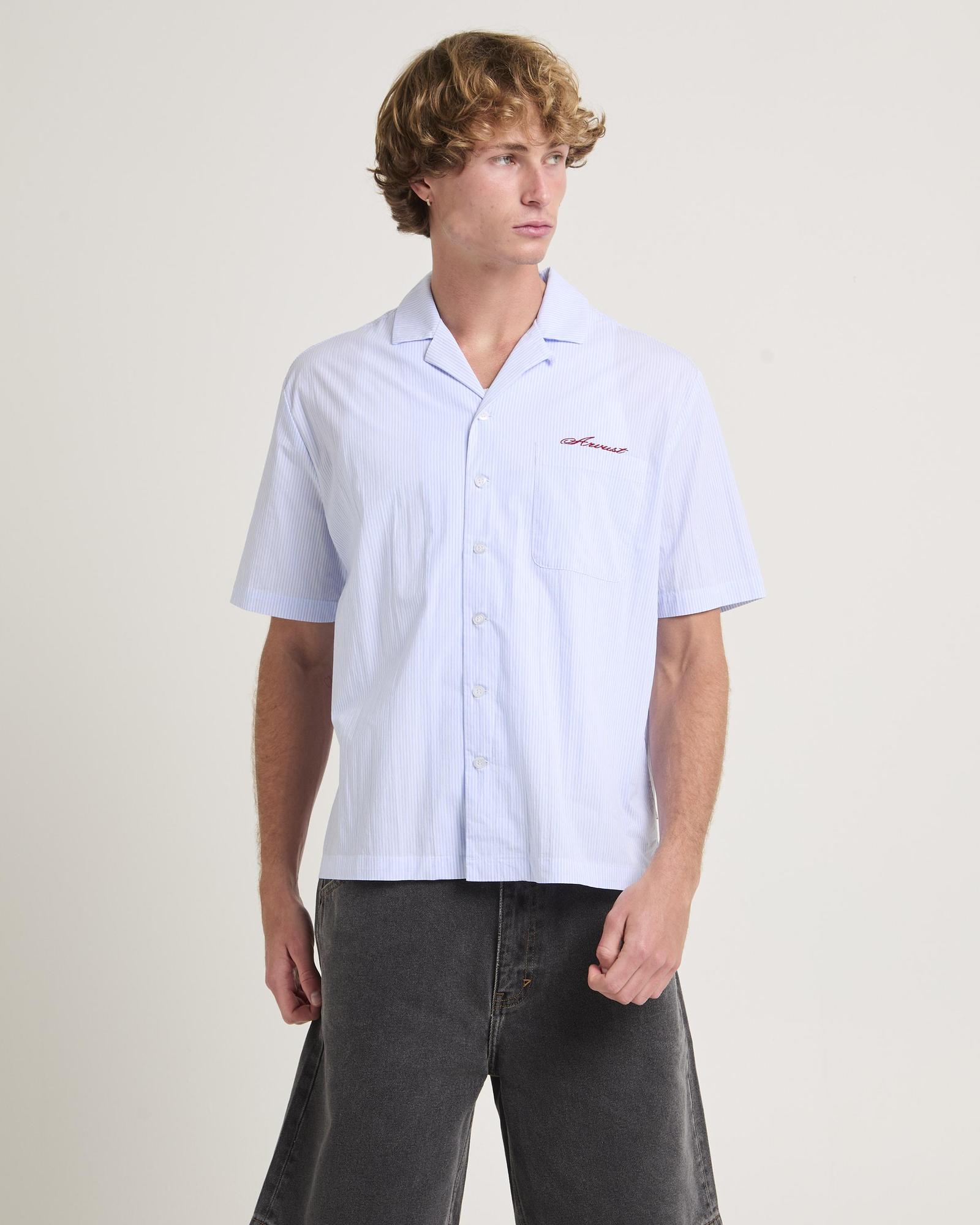 Box Striped Short Sleeve Shirt
