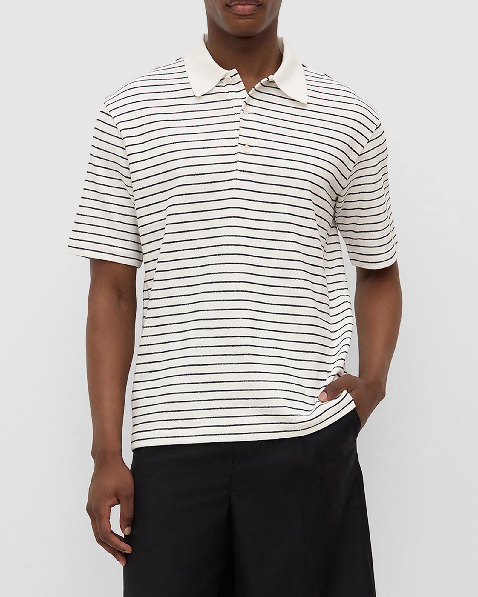 Volley Stripe Short Sleeve Polo