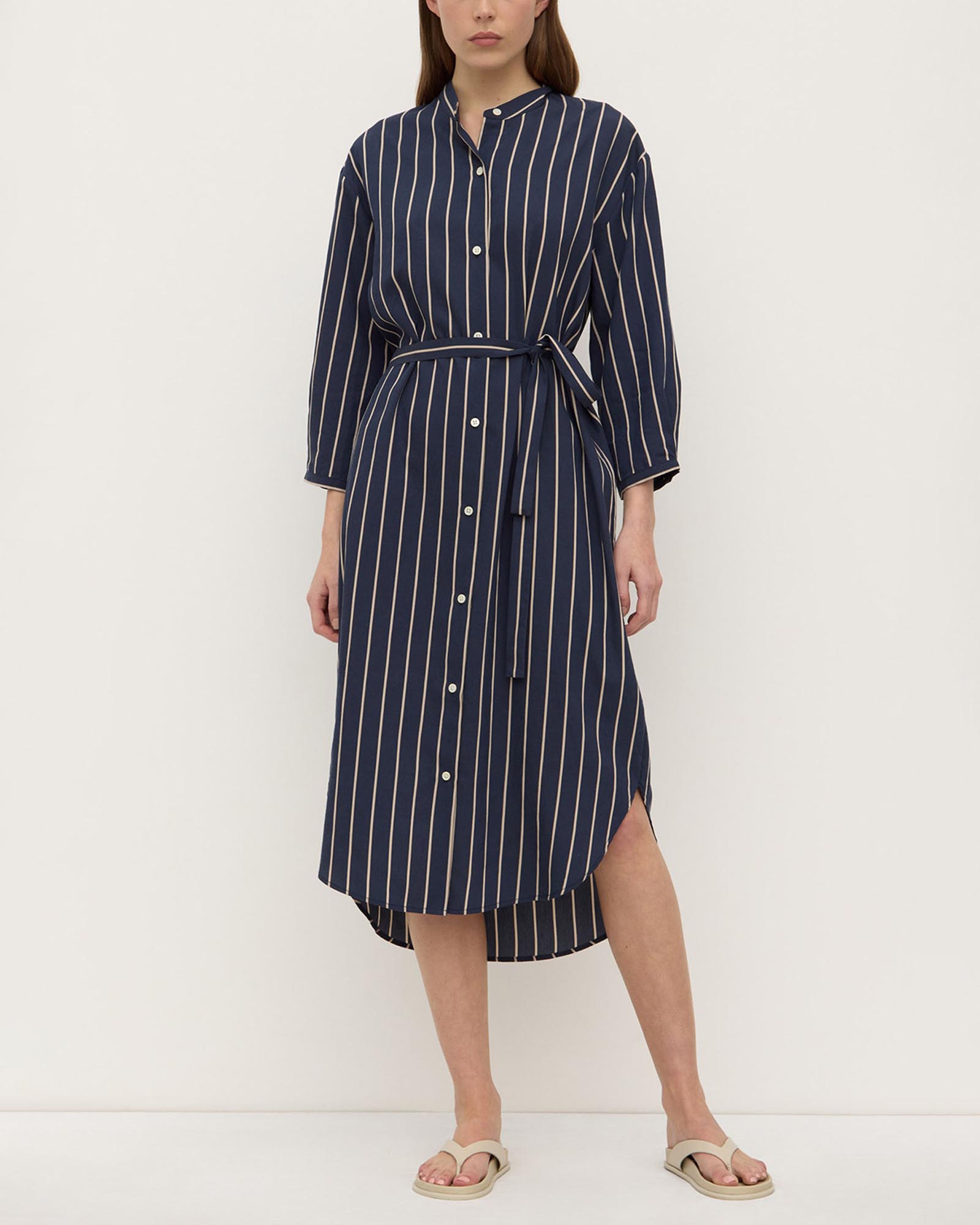 Colleen Stripe Midi Dress