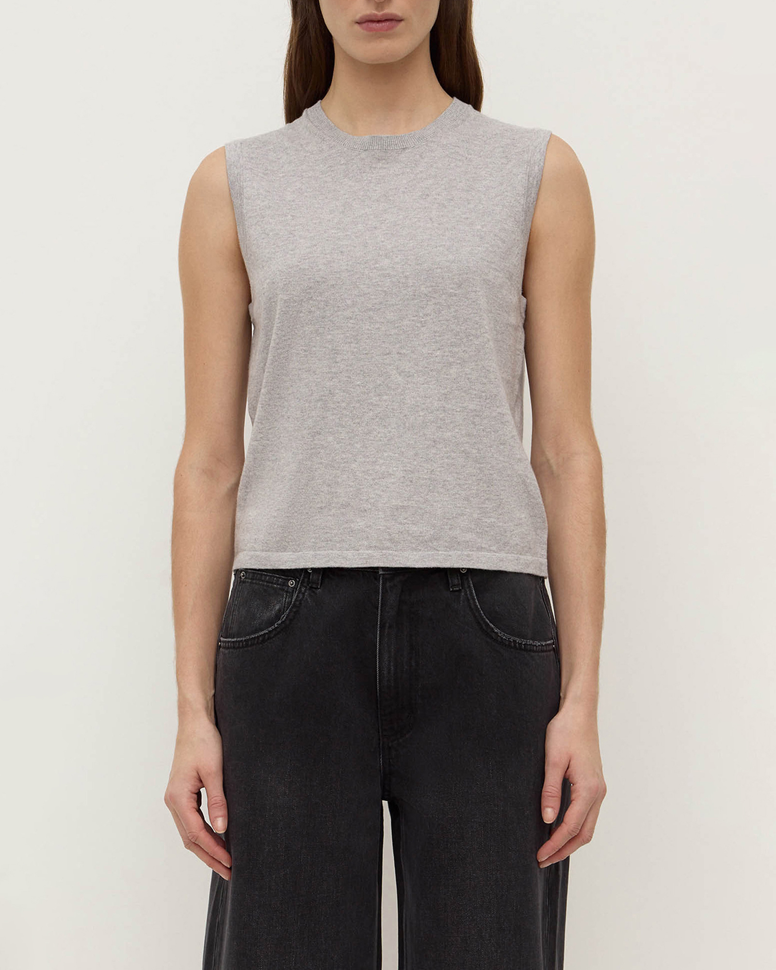 Helena Cotton Cashmere Vest