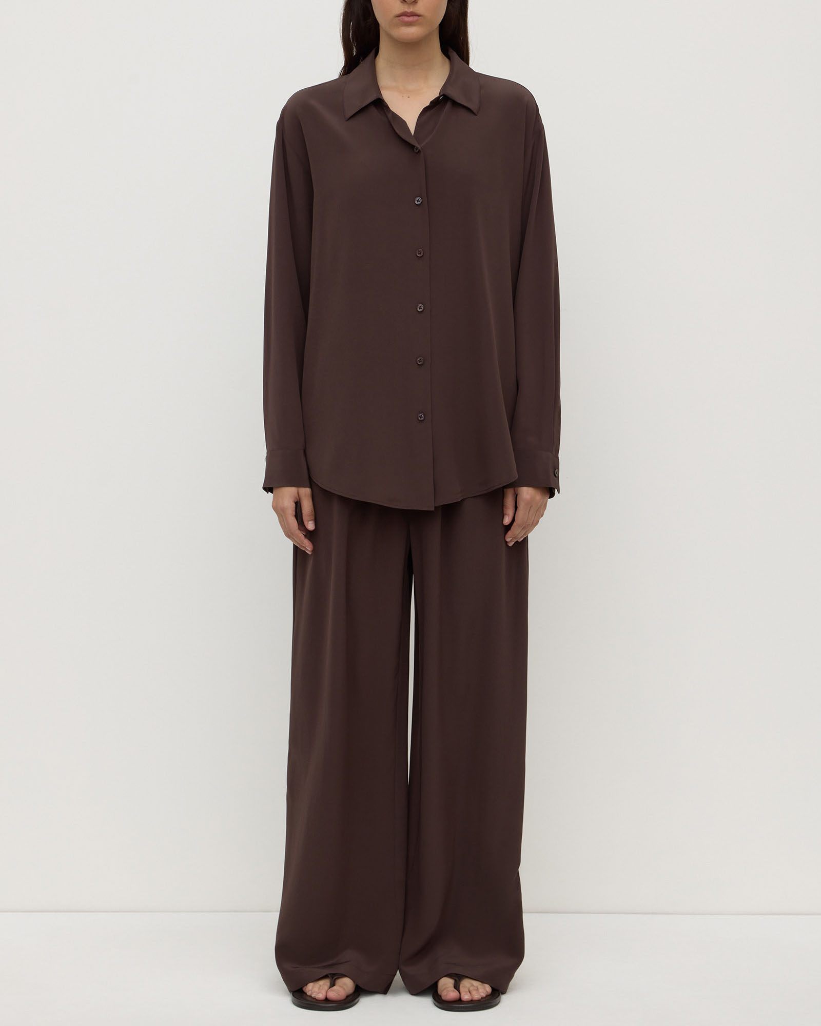 Betty Silk Long Sleeve Shirt