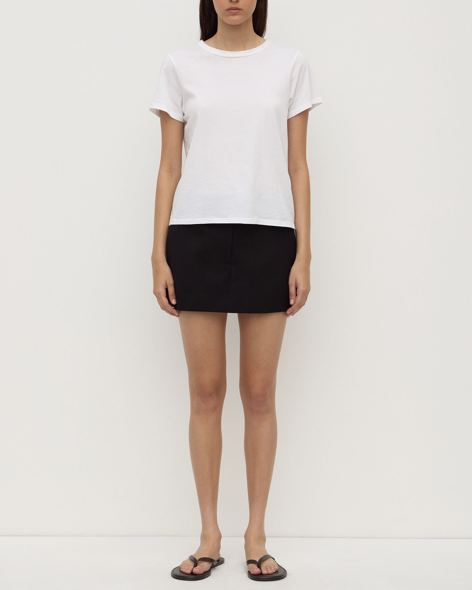 Anika Wool Mini Skirt