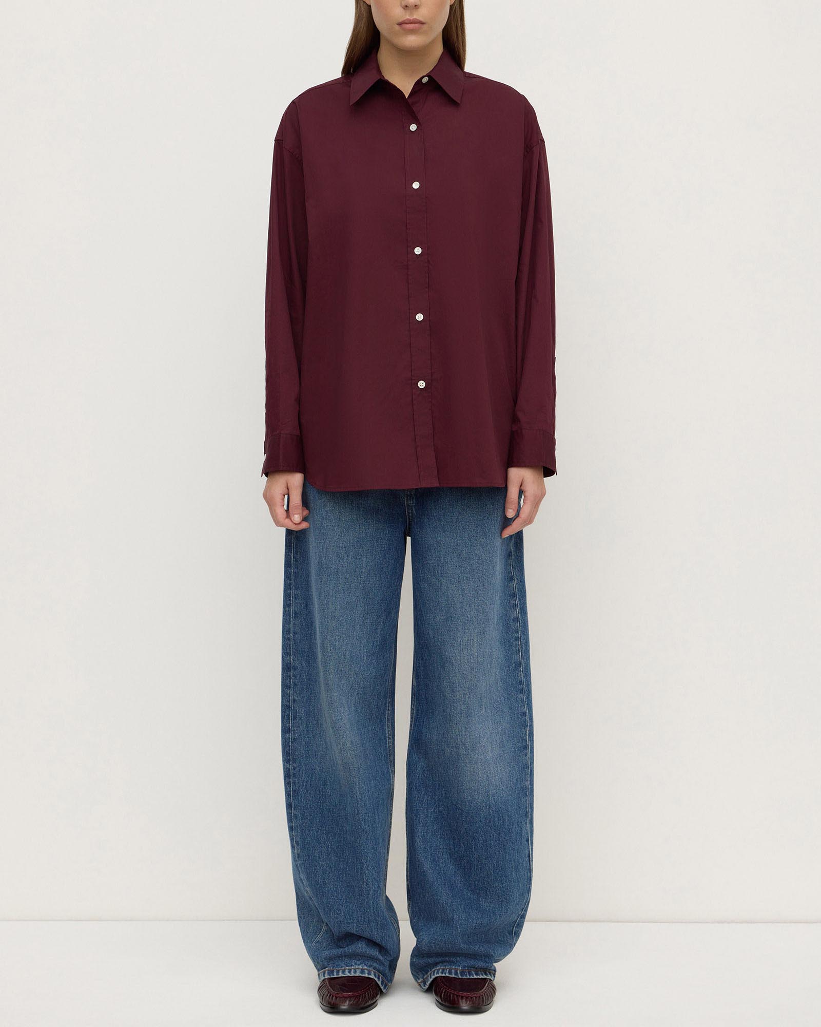 Marigold Poplin Long Sleeve Shirt